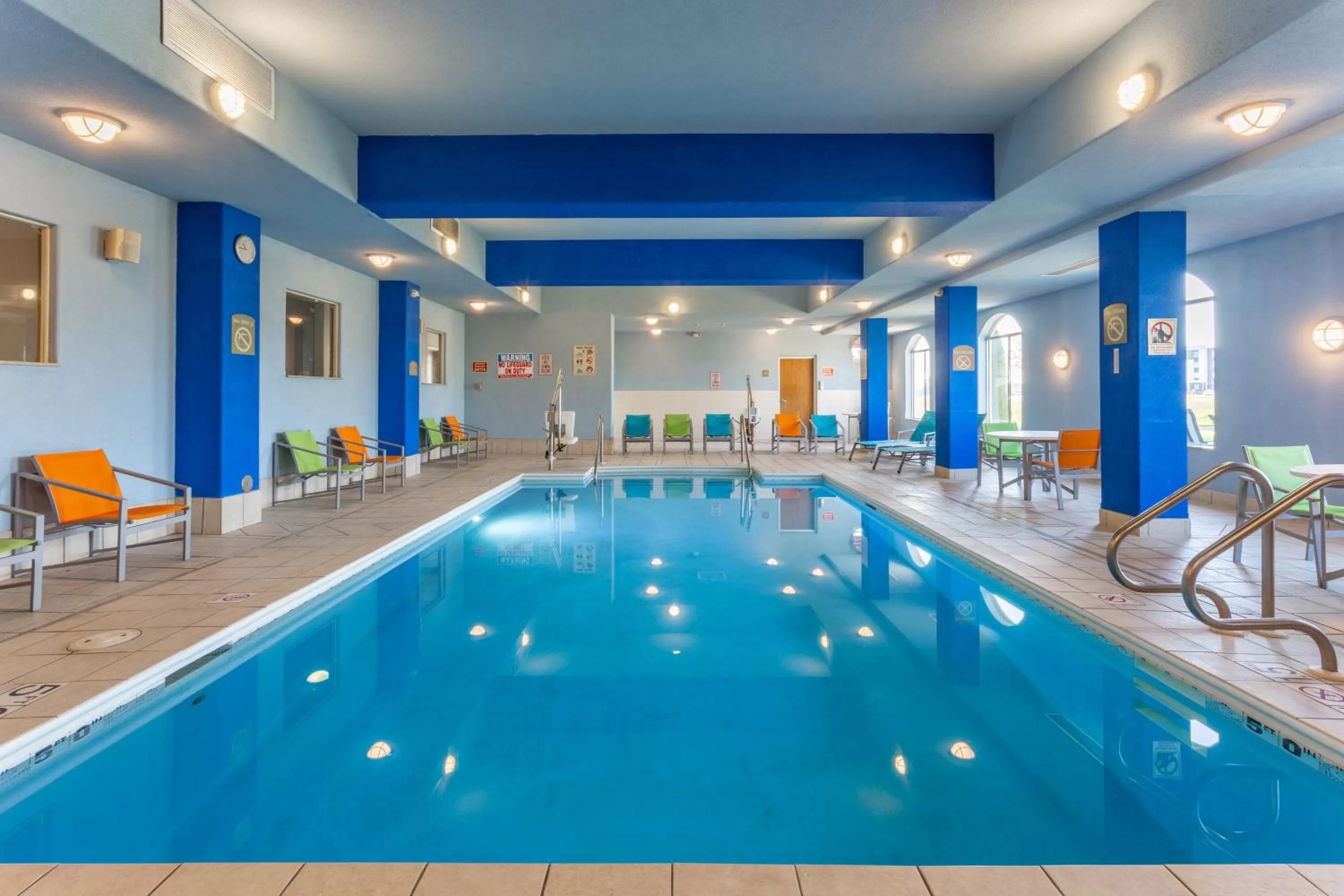 Swimming pool in Holiday Inn Express Rockford-Loves Park by IHG