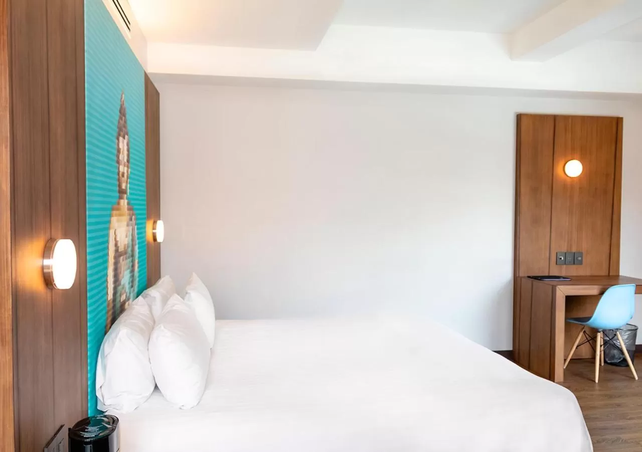 Bed in Ikonik Hotel Puebla