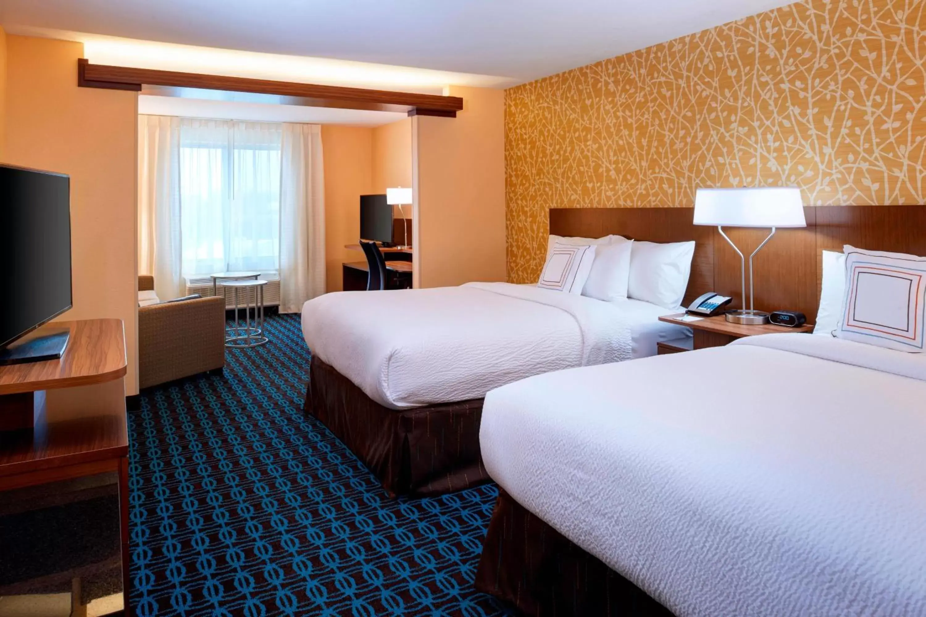 Bedroom, Bed in Fairfield Inn & Suites By Marriott Ann Arbor Ypsilanti