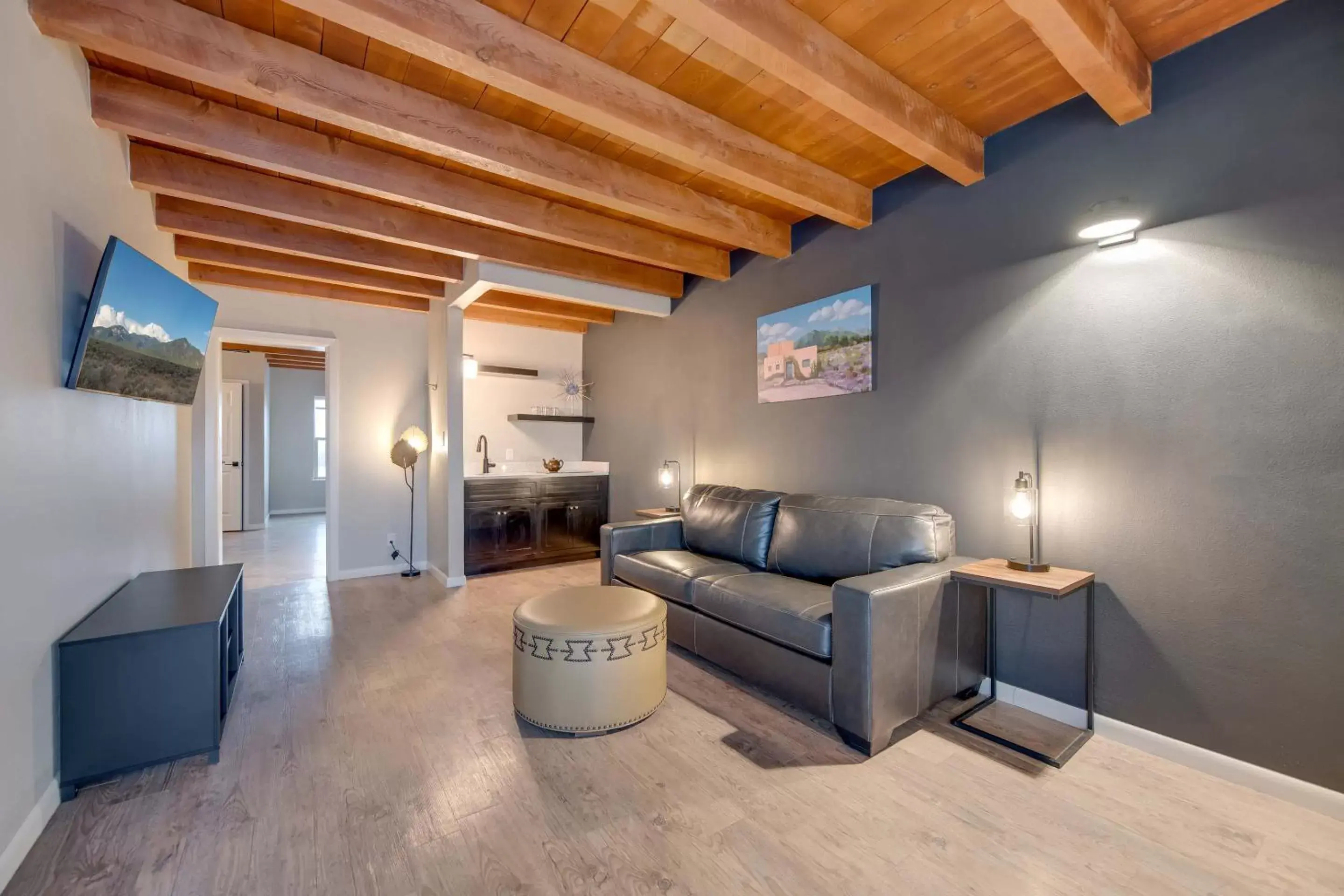 Seating Area in Taos Motor Lodge