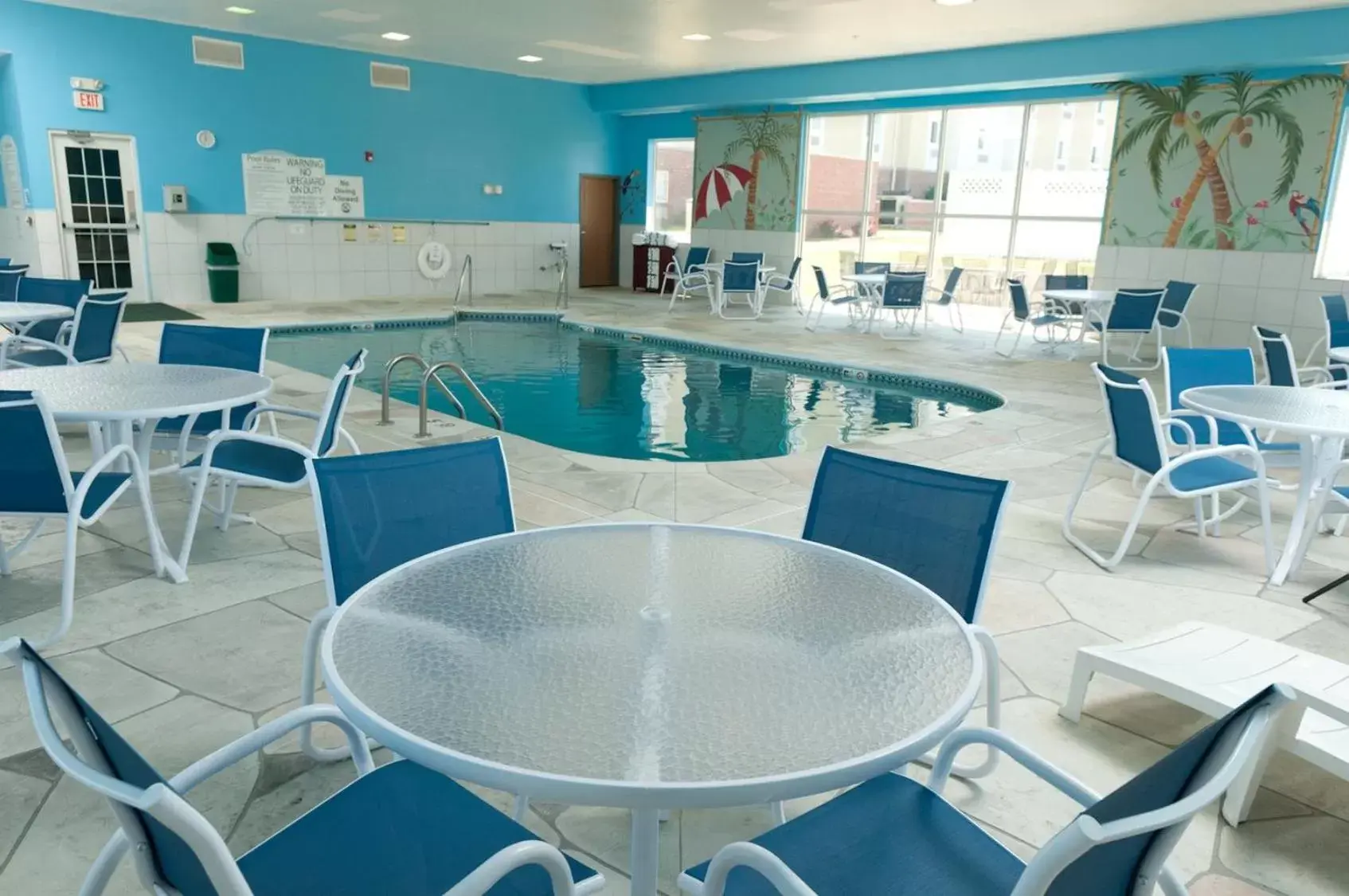 Swimming Pool in Holiday Inn Express Hotel & Suites Bloomington-Normal University Area, an IHG Hotel