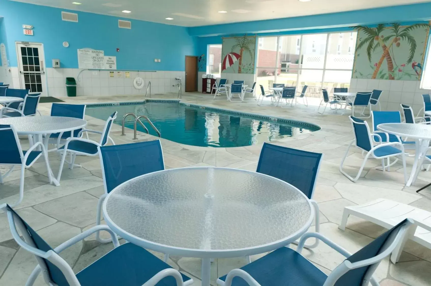Swimming pool in Holiday Inn Express Hotel & Suites Bloomington-Normal University Area by IHG Swimming pool in Holiday Inn Express Hotel & Suites Bloomington-Normal University Area by IHG