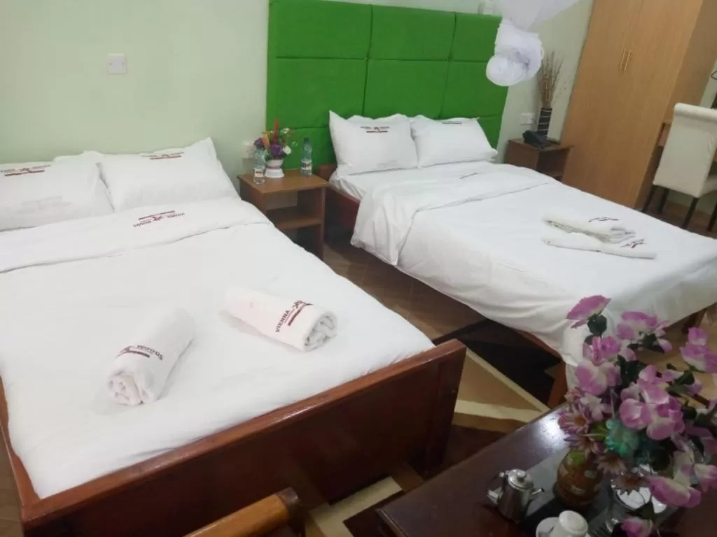 Bed in Vienna Woods Hotel Nakuru