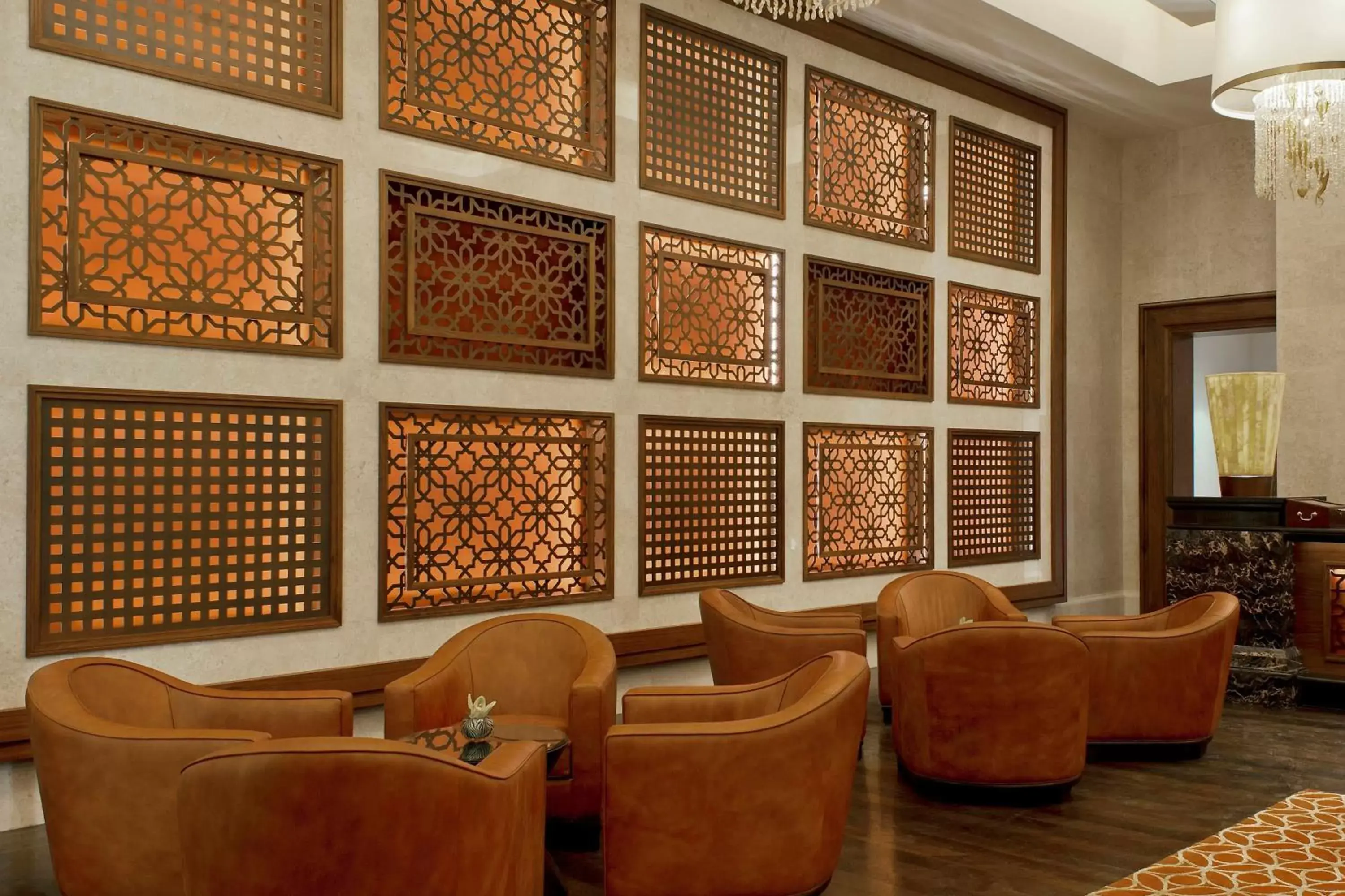 Lounge or bar, Lobby/Reception in The St. Regis Saadiyat Island Resort, Abu Dhabi