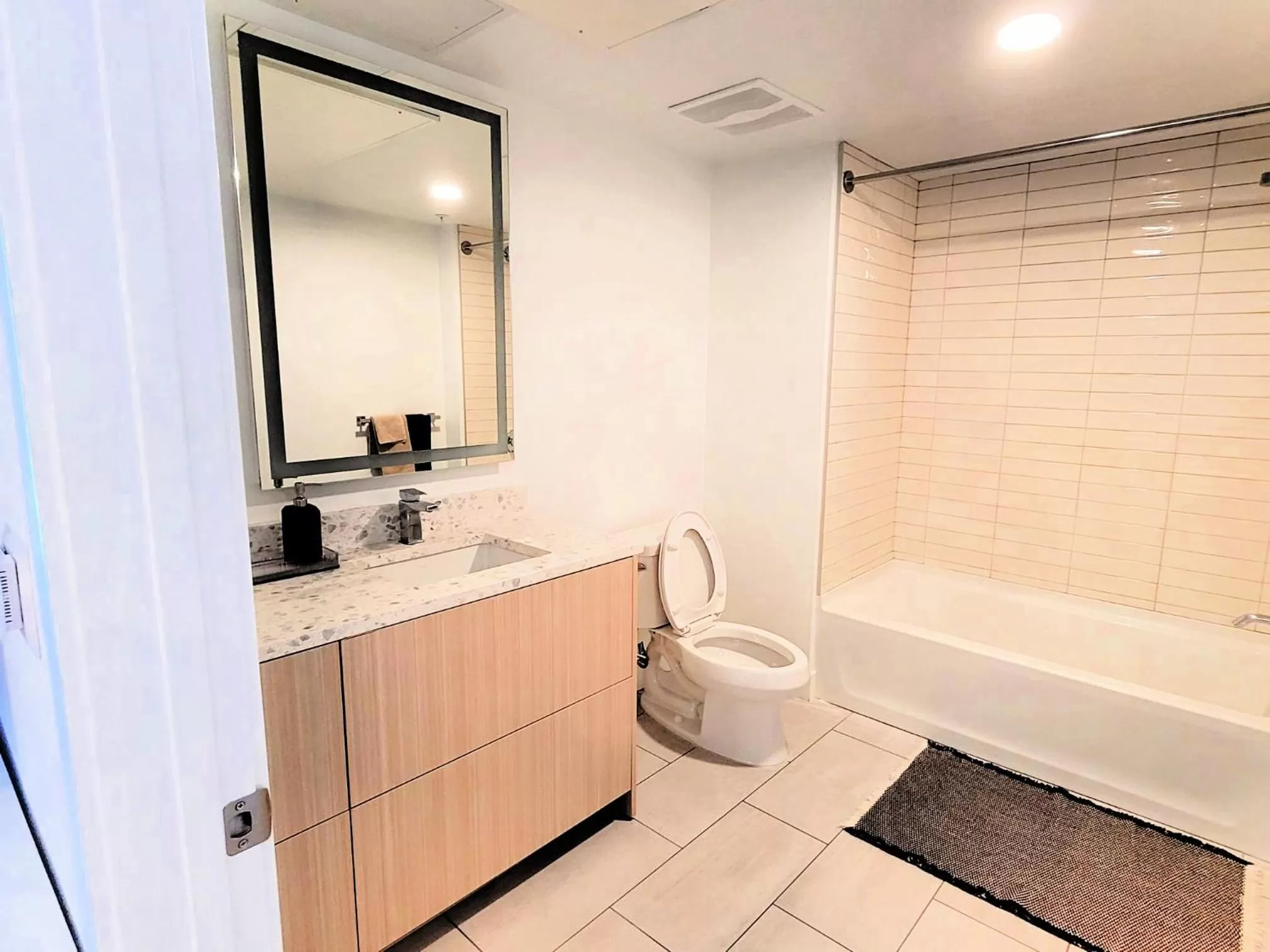 Bathroom in Gorgeous Hollywood Apts LA's Best Location and Amazing Roof Deck