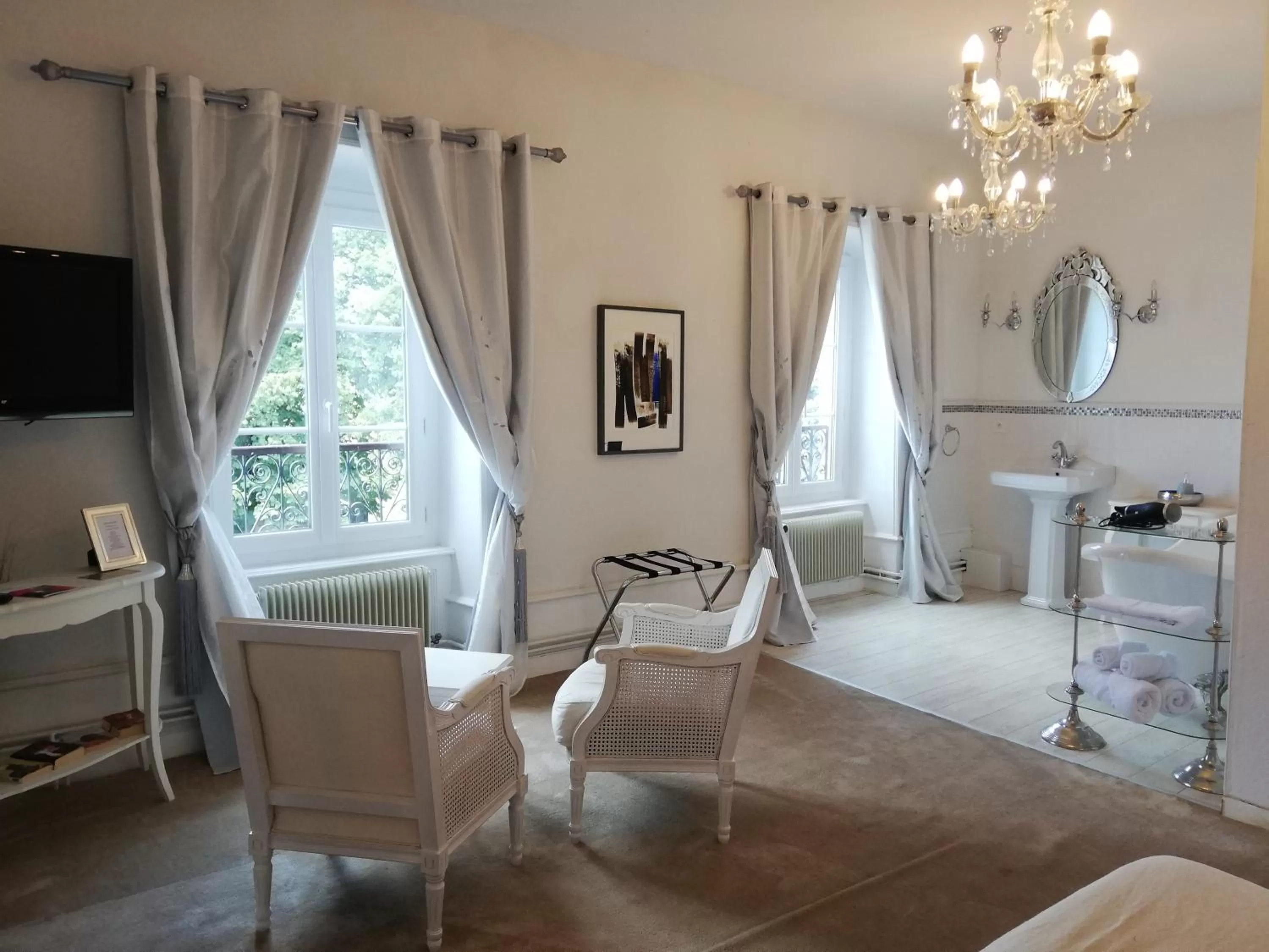 Bed in Château Les 4 Saisons