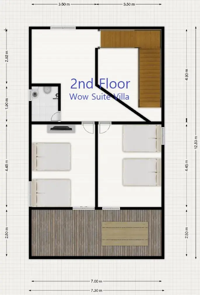 Floor Plan in Jungmun Log Pension & Resort