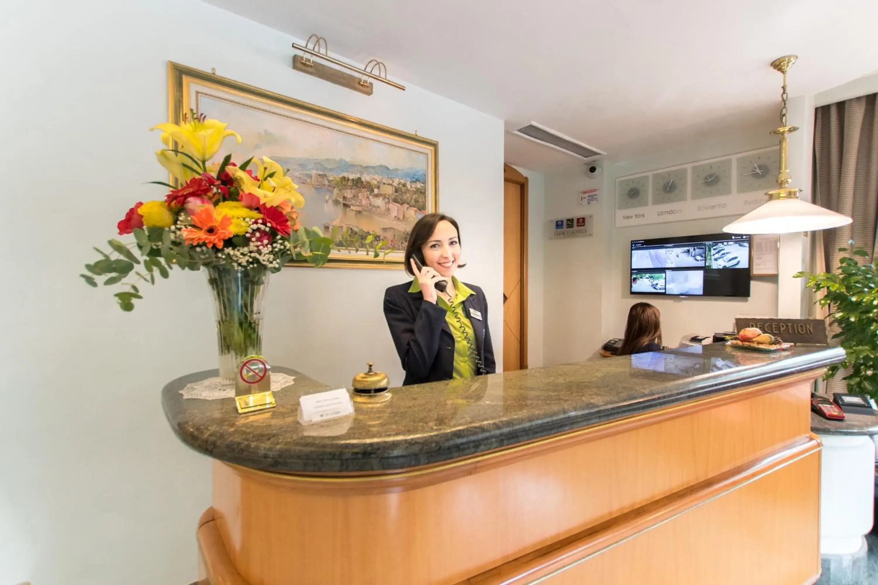 Staff, Lobby/Reception in Comfort Hotel Gardenia Sorrento Coast