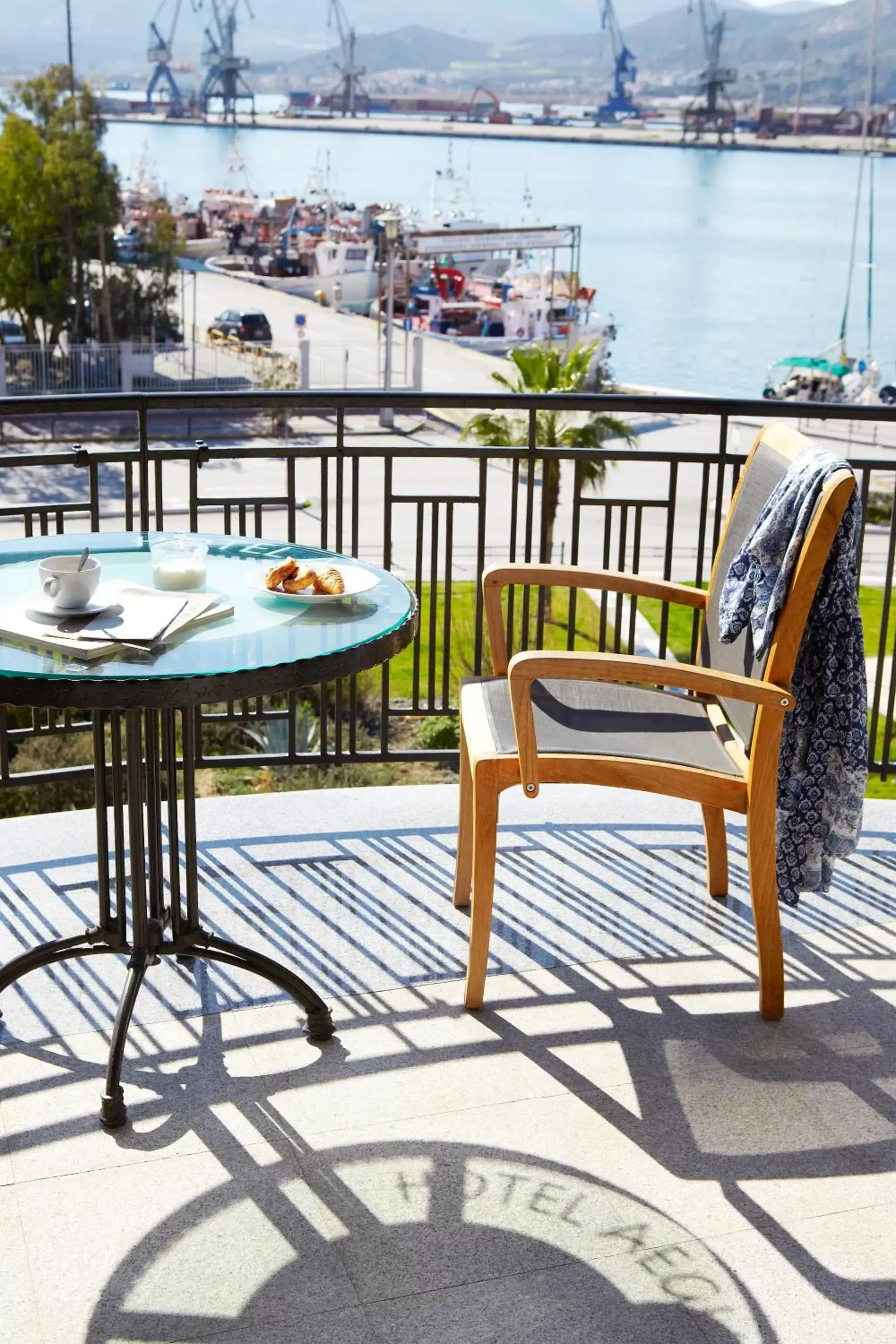 Day, Patio/Outdoor Area in Aegli Hotel Volos