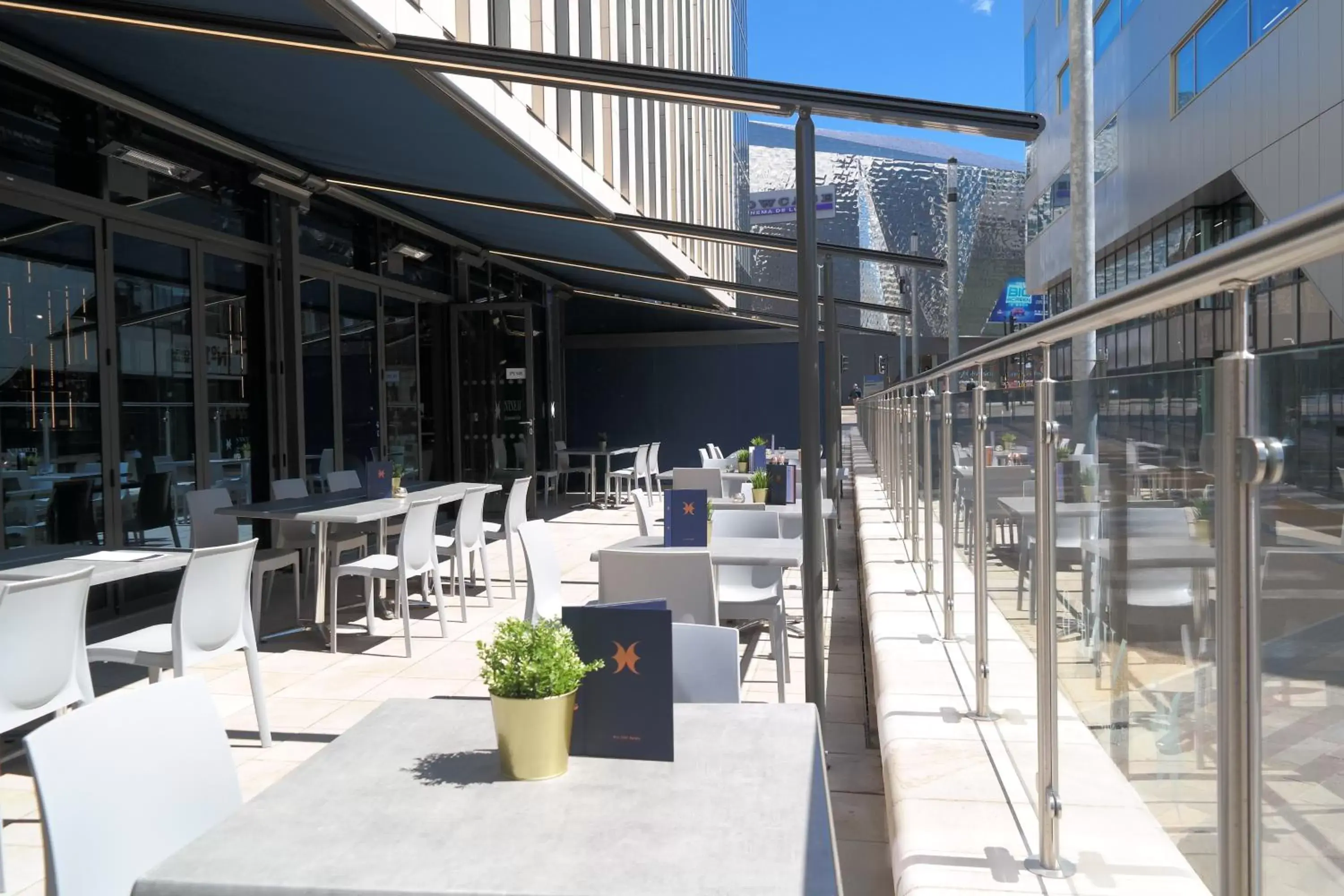 Balcony/Terrace, Restaurant/Places to Eat in Novotel Leicester