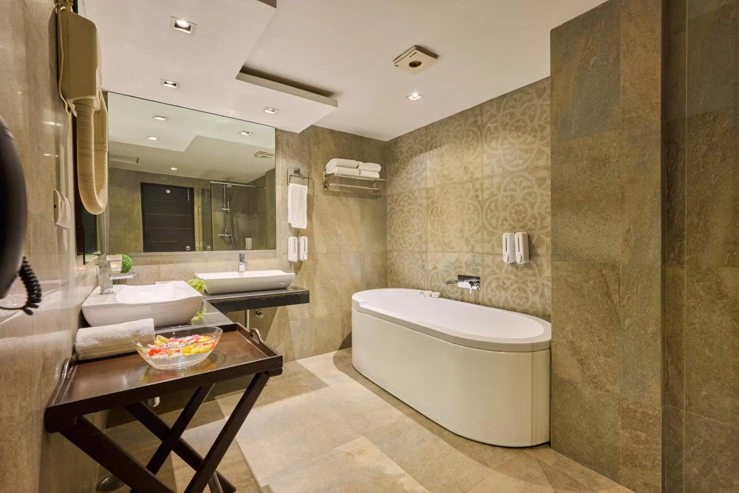 Bathroom in Renest River Country Resort Manali
