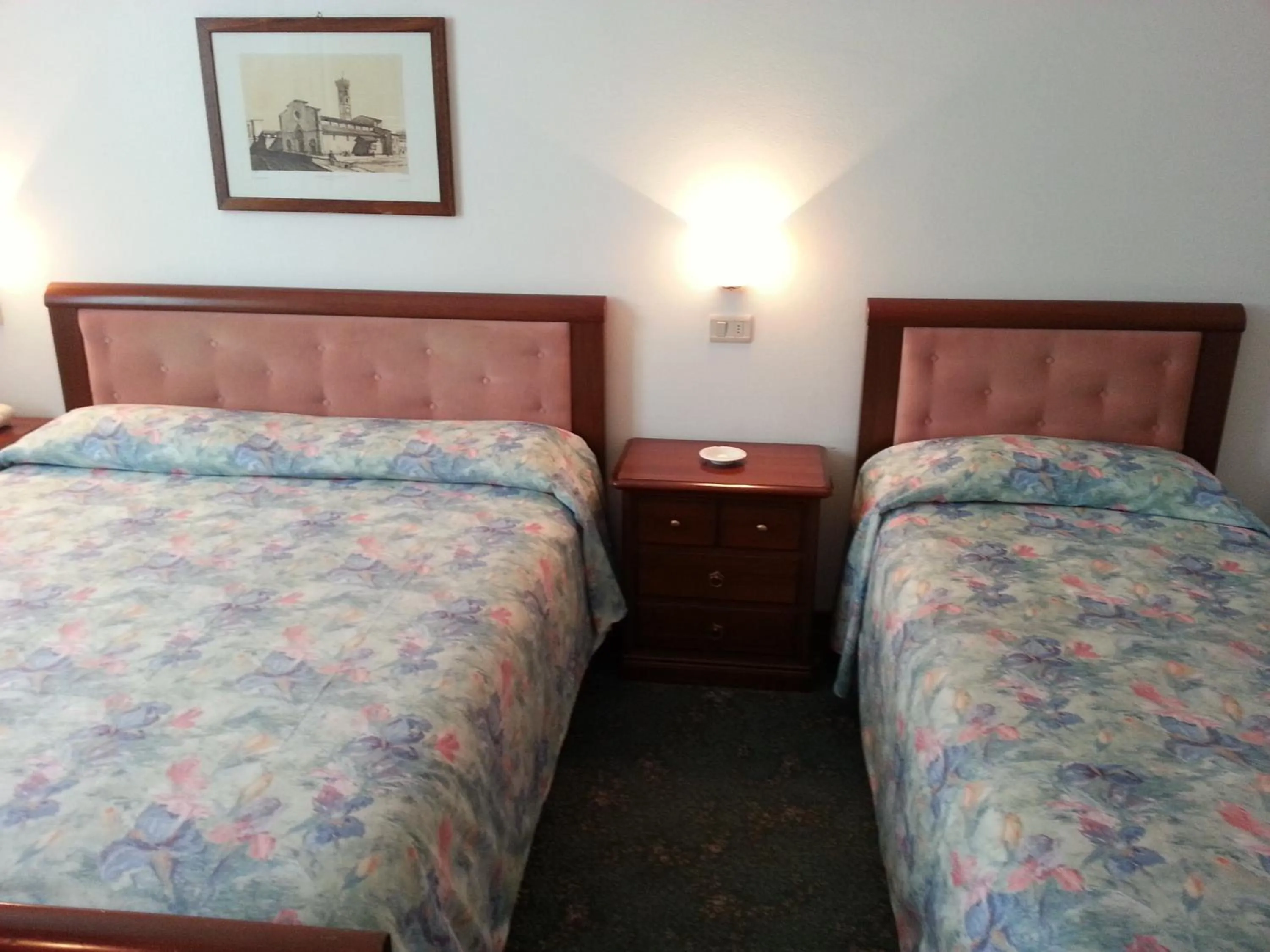 Bed in Villa Nencini