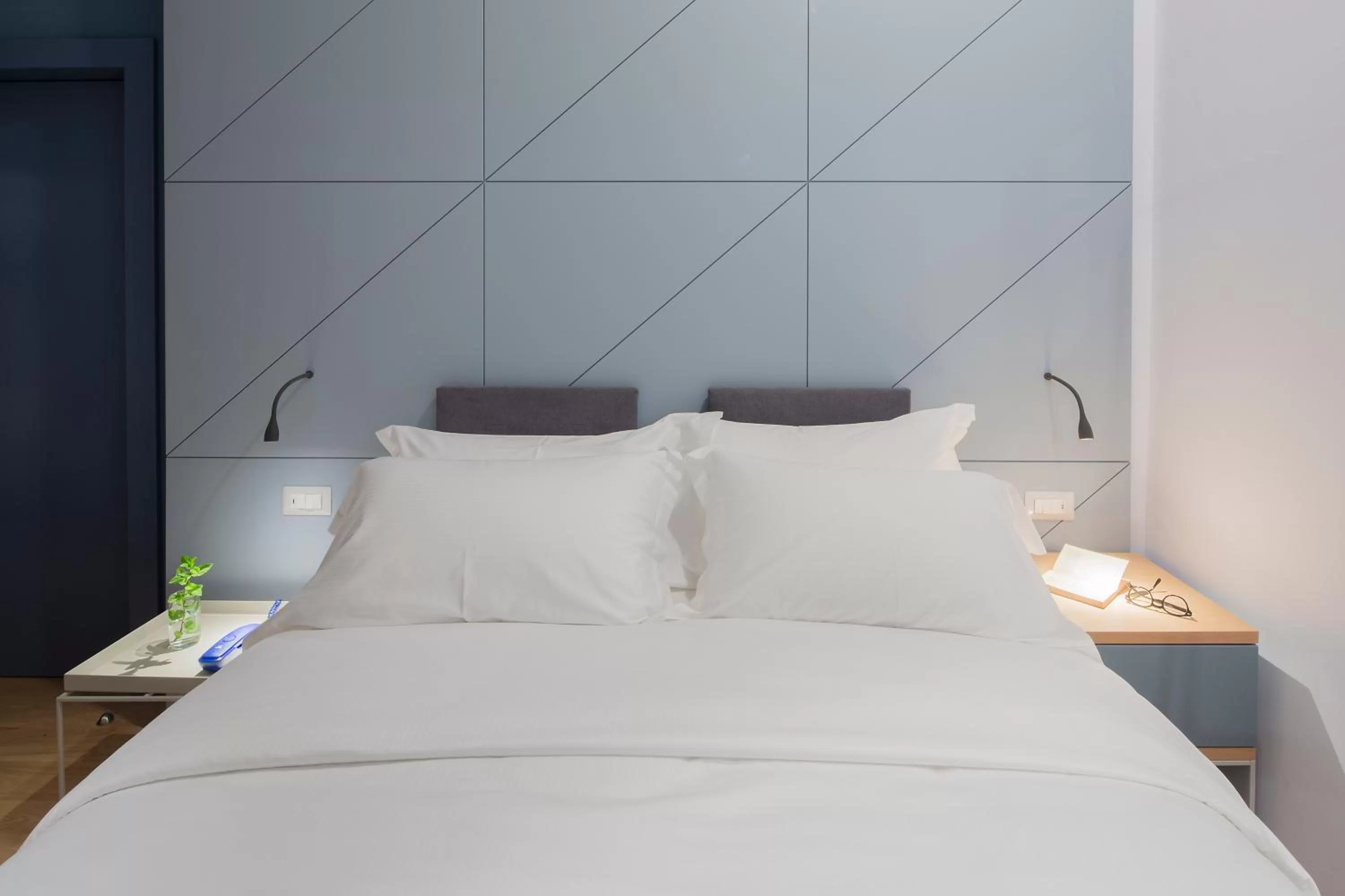 Bed in The Radical Hotel Roma