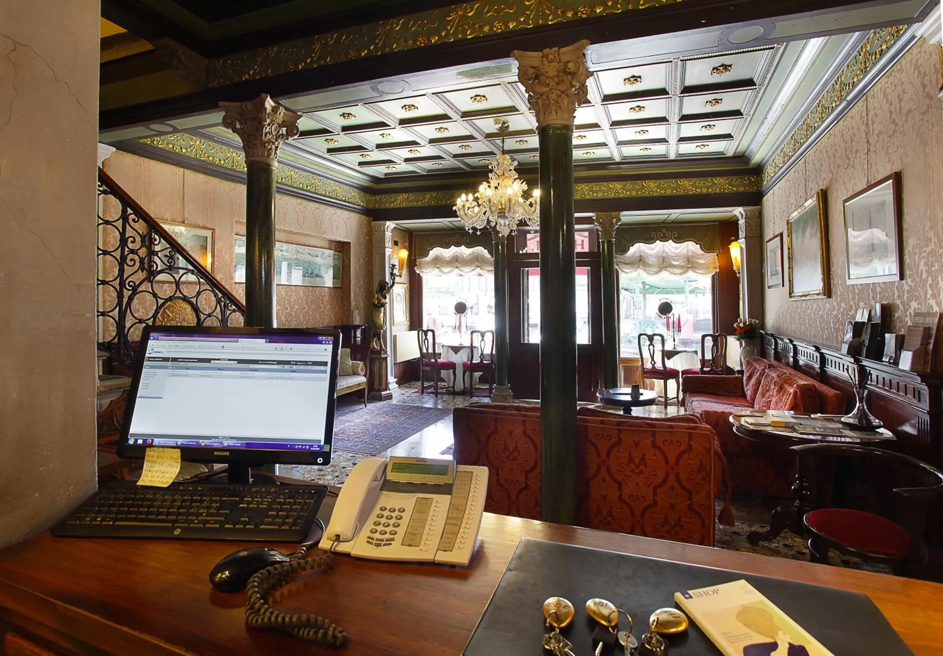 Lobby or reception in Hotel Marconi