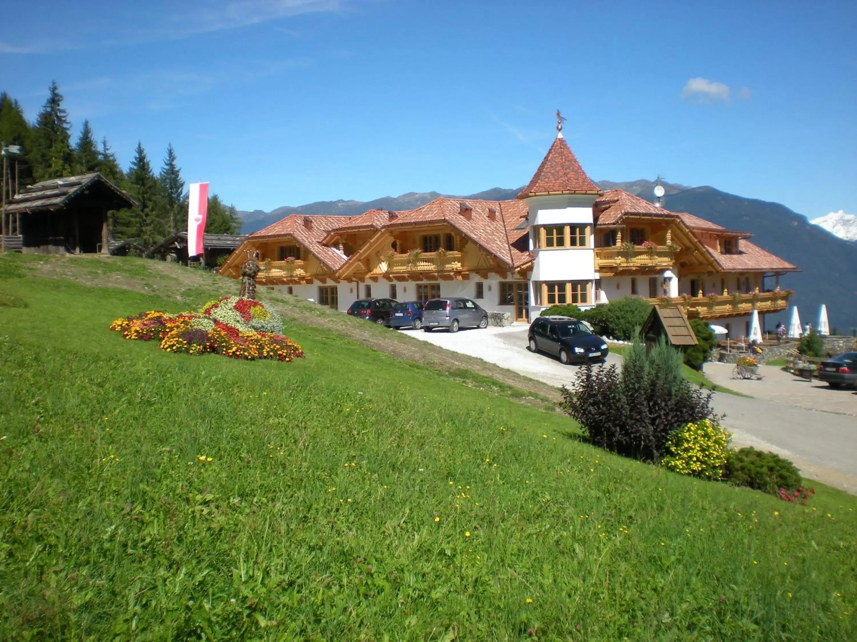 Facade/entrance in Almdorf Haidenberg