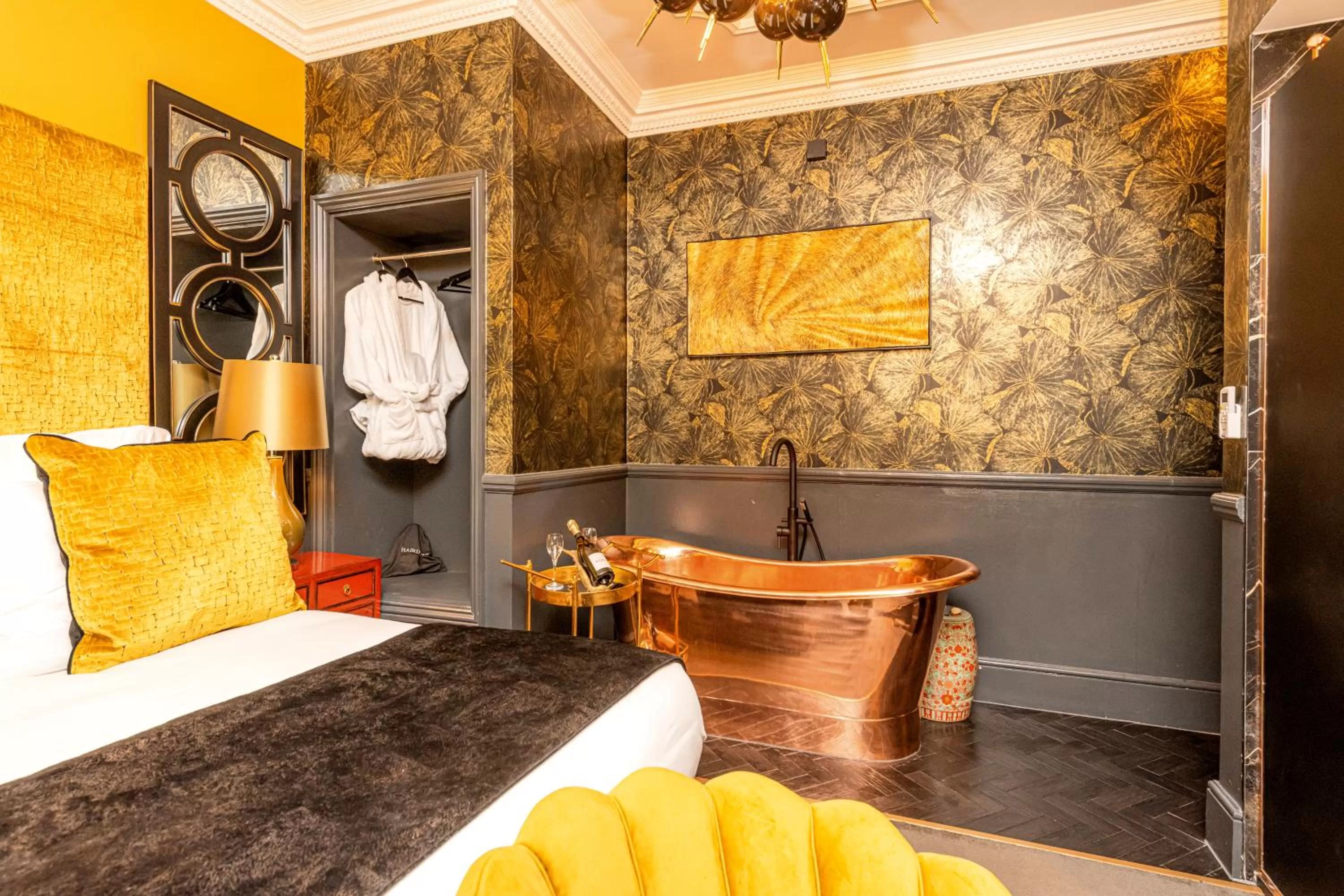 Bed in Funky Monk Hotel