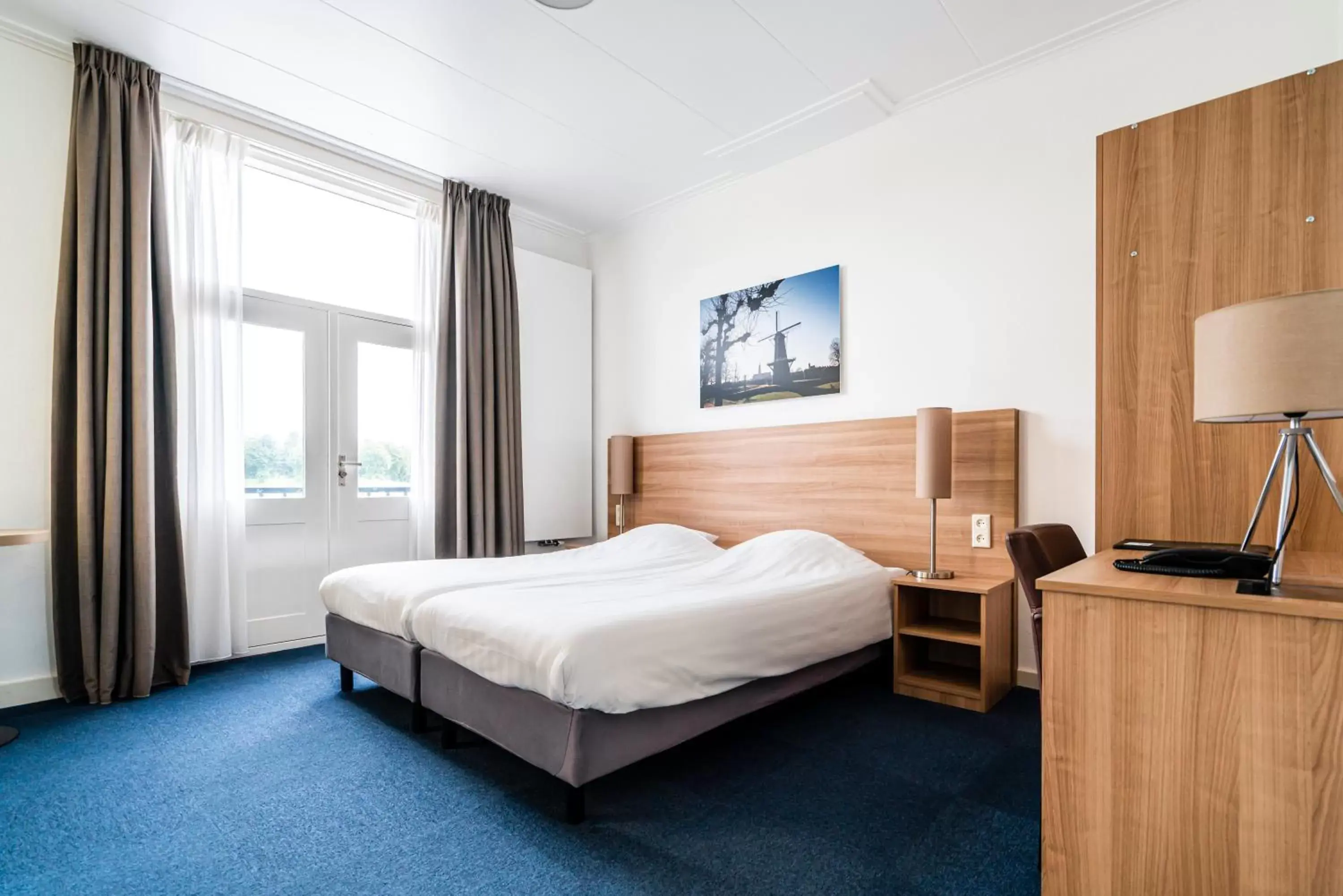 Bedroom, Bed in Hotel Hulst