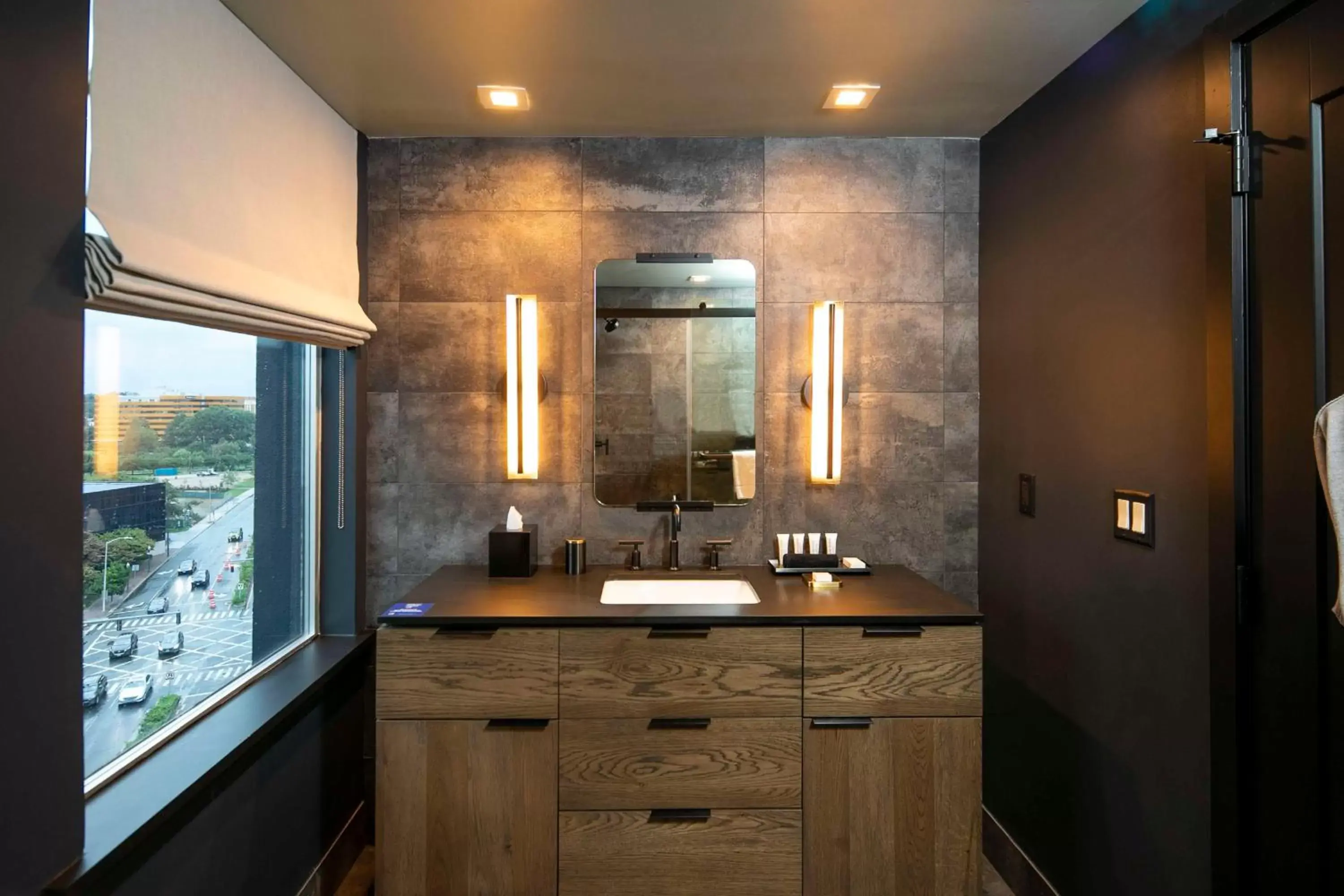 Bathroom in The Lloyd Stamford, Tapestry Collection by Hilton Bathroom in The Lloyd Stamford, Tapestry Collection by Hilton