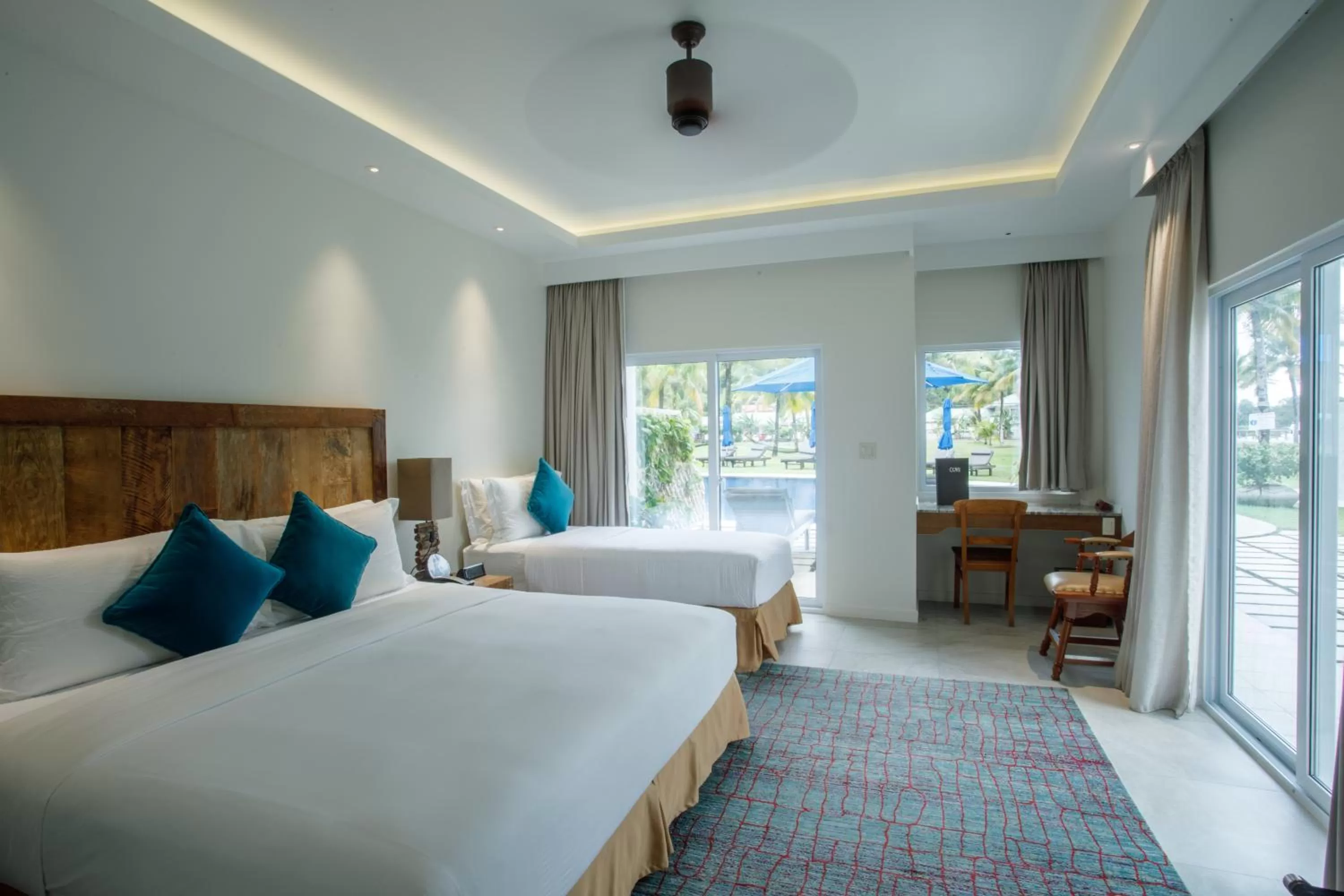 Photo of the whole room, Bed in Cove Resort Palau
