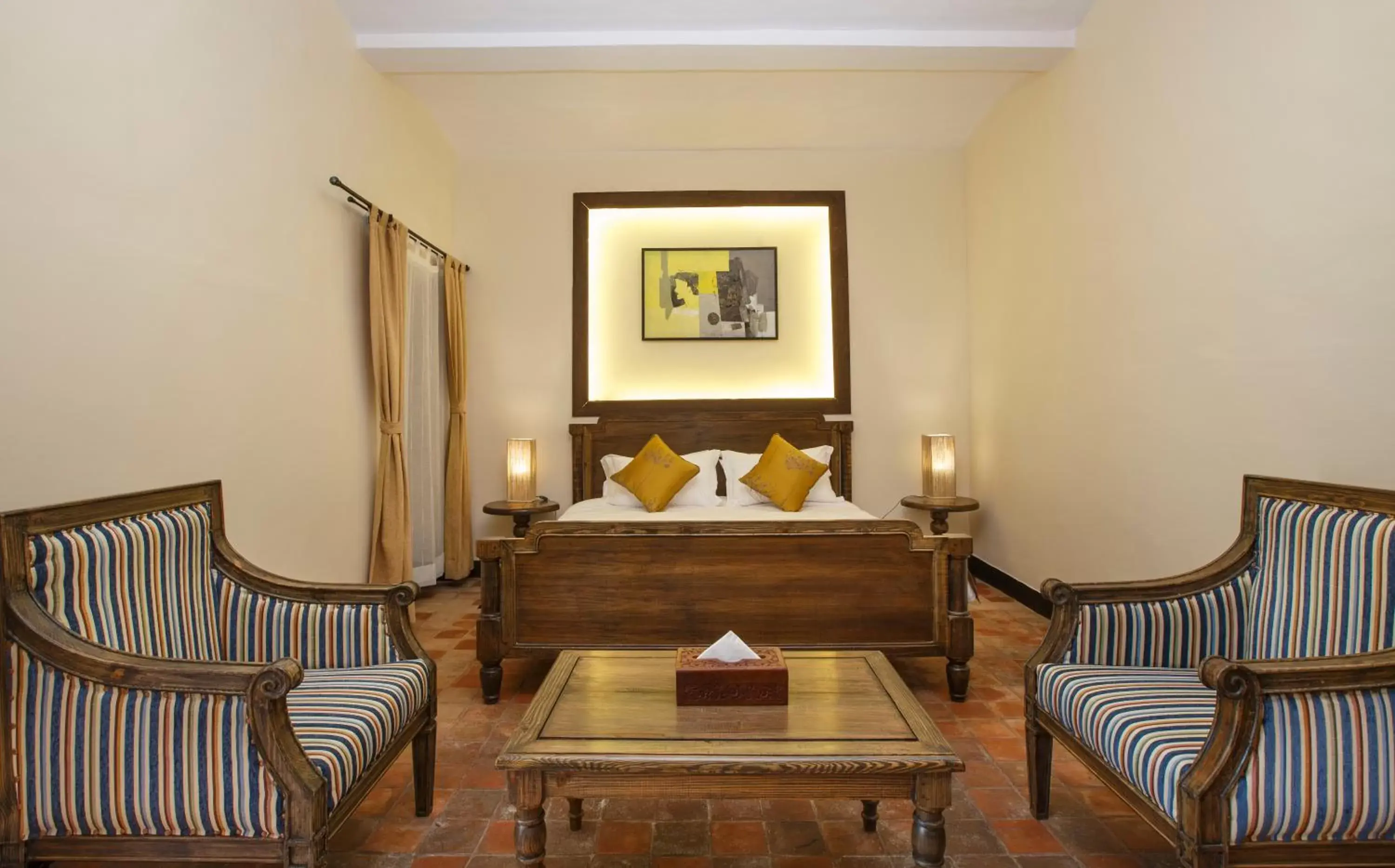 Deluxe Double Room - single occupancy in Thamel Villa Heritage Hotel Deluxe Double Room - single occupancy in Thamel Villa Heritage Hotel