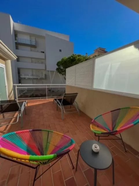 Patio in Hotel & Apartaments Thalassa Sport & Wellness