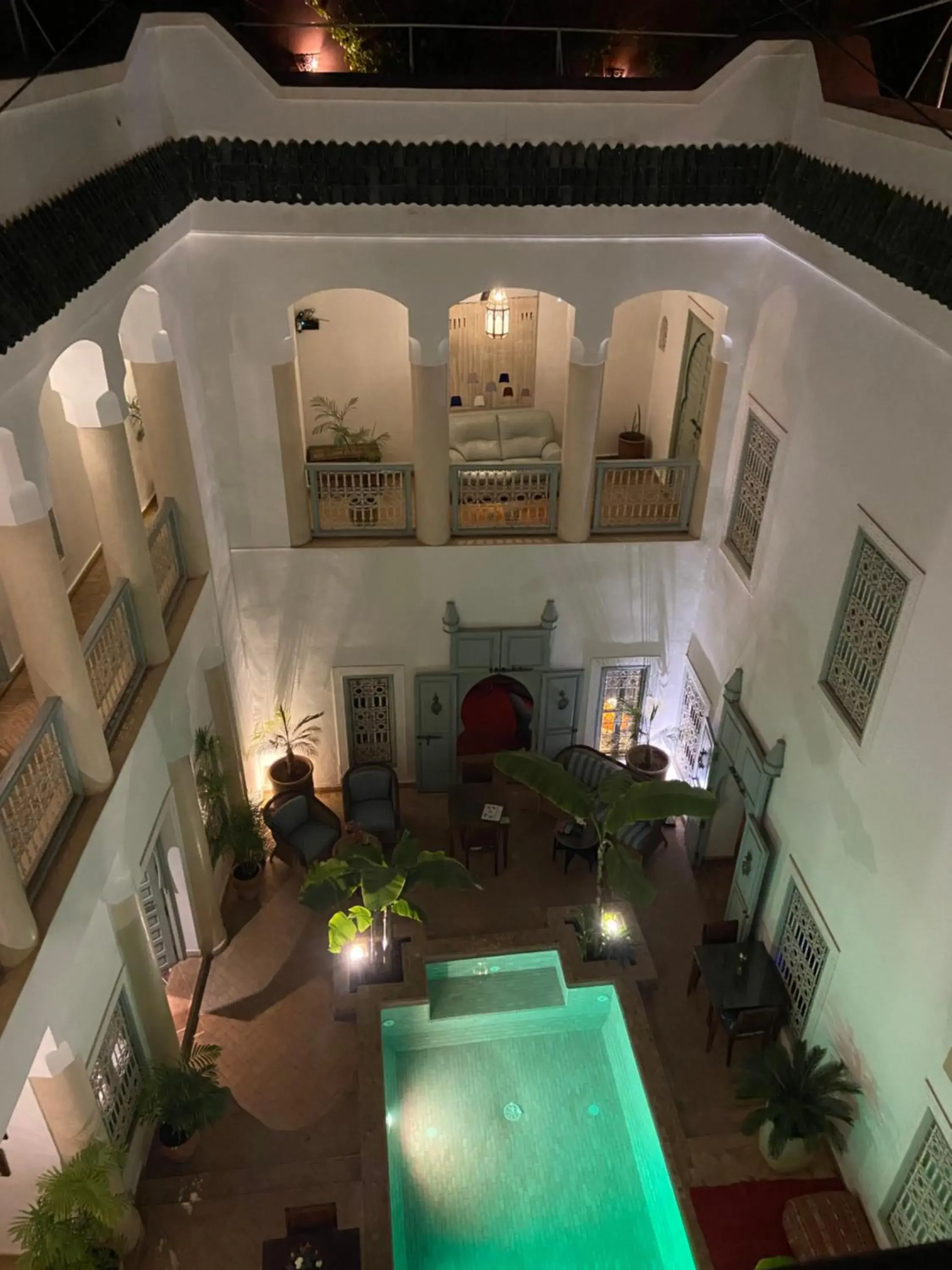 Pool View in Riad Les Hibiscus