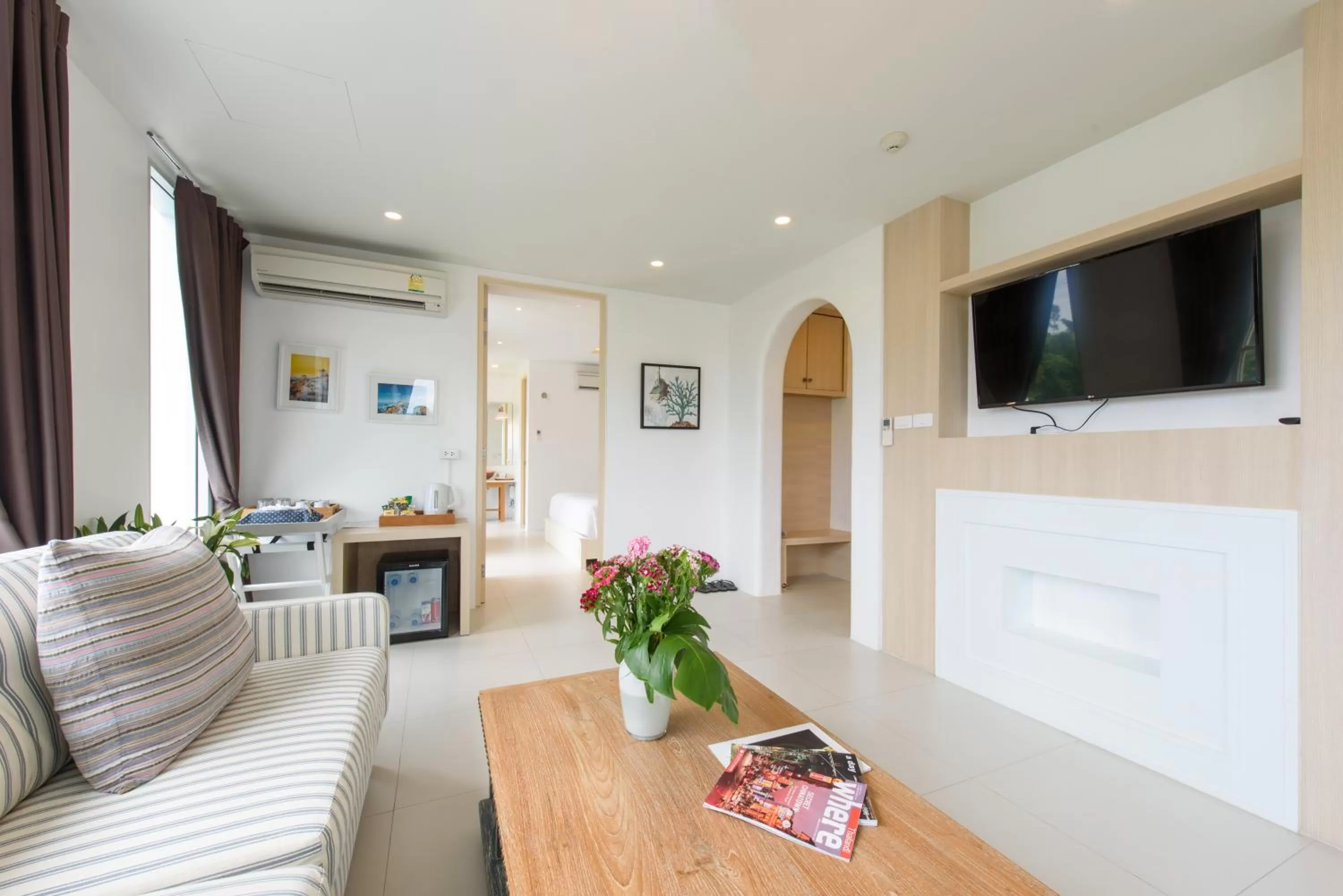 Living room in Costa Village Bangsaray