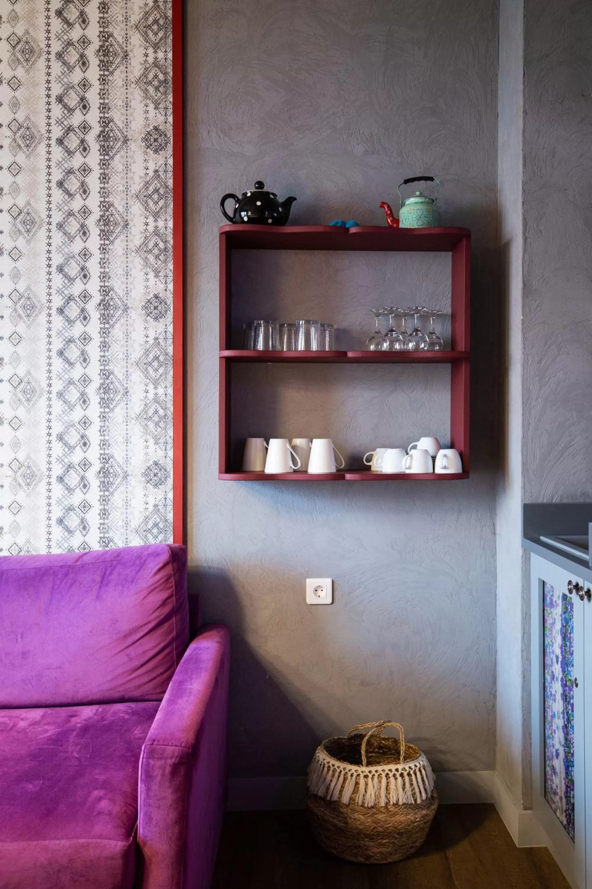 Kitchen or kitchenette in Downtown Athens Lofts - The Acropolis Observatory