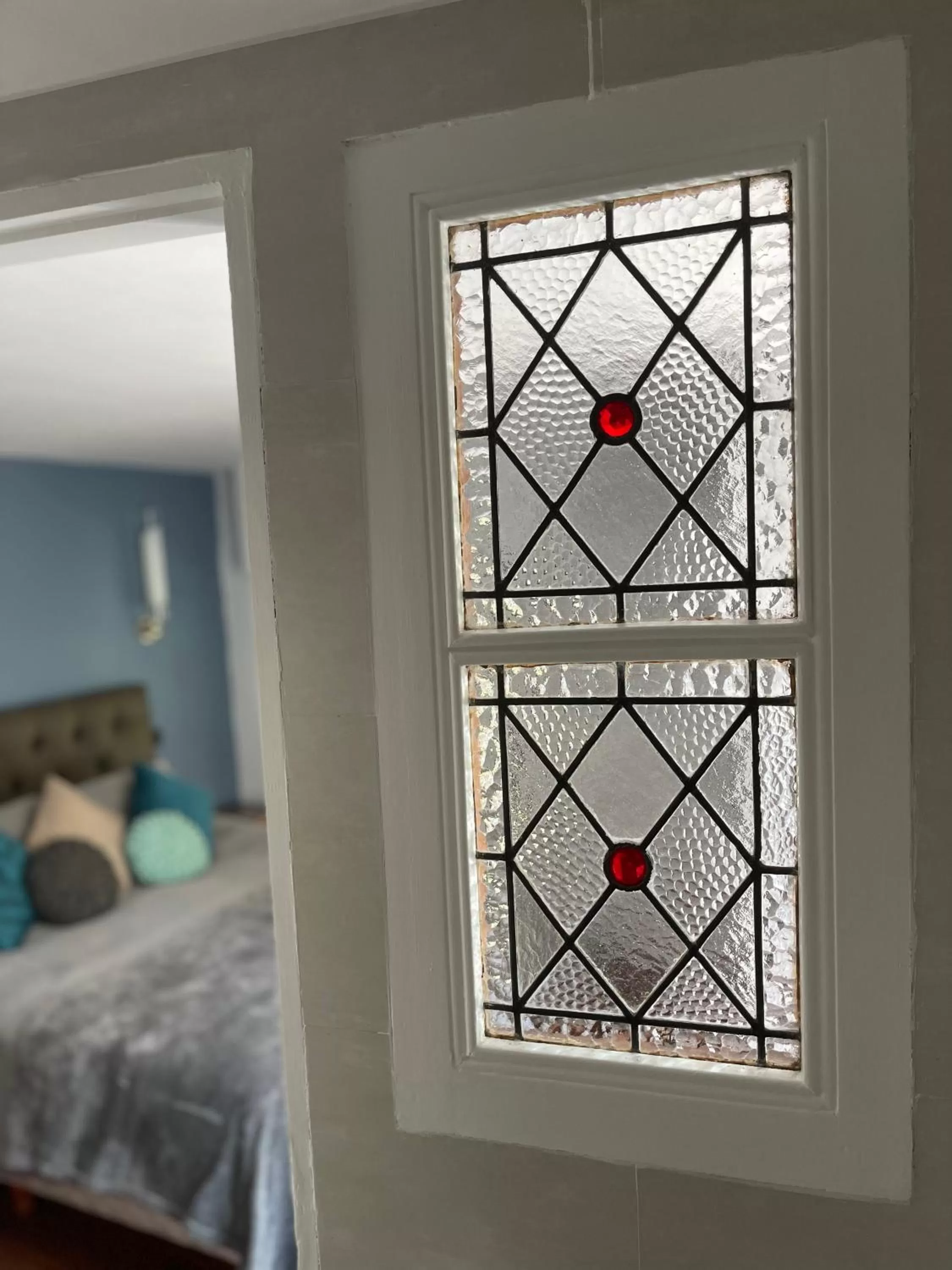 Decorative detail, Bed in Le Petit Palais