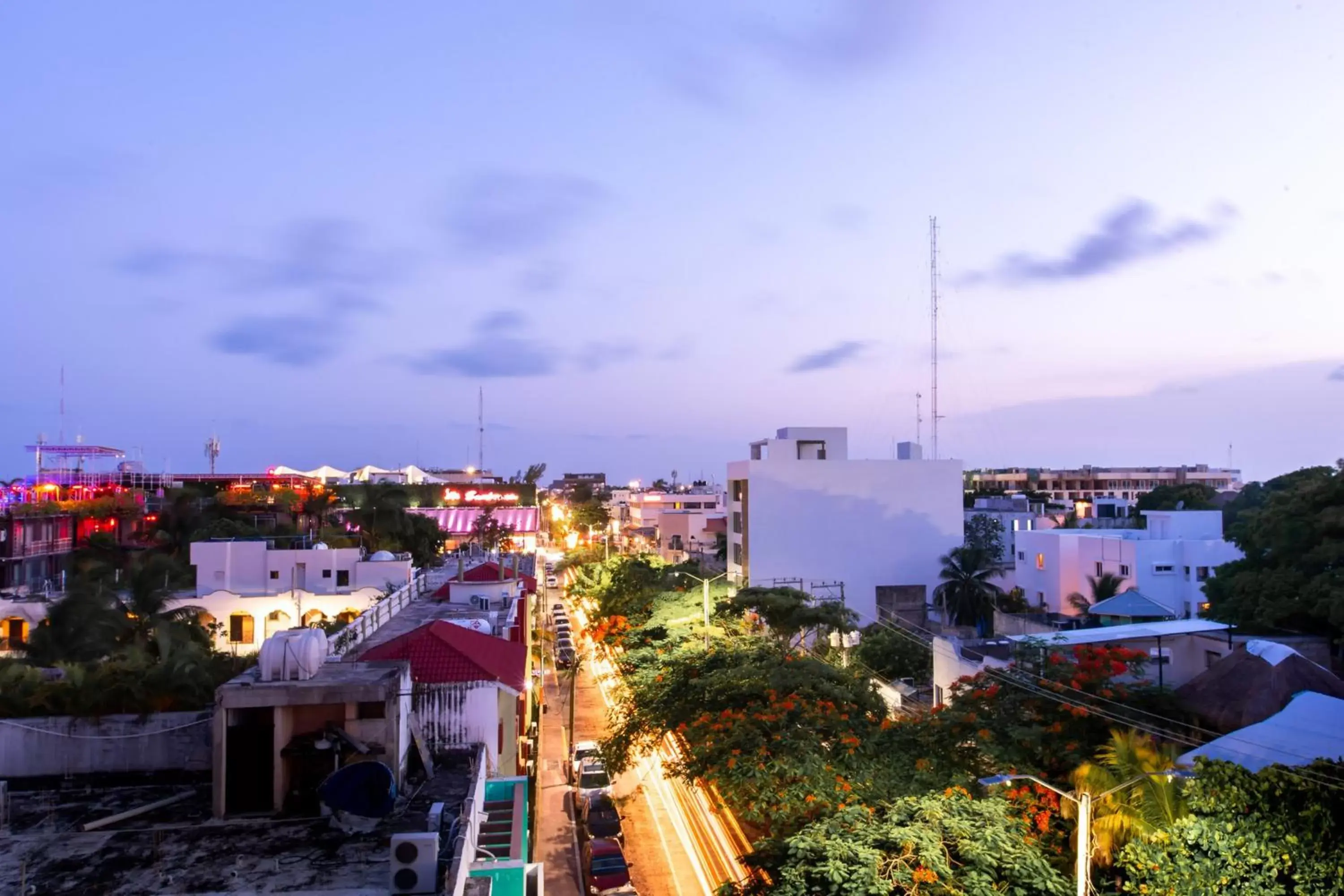 City view in Soho Playa Hotel