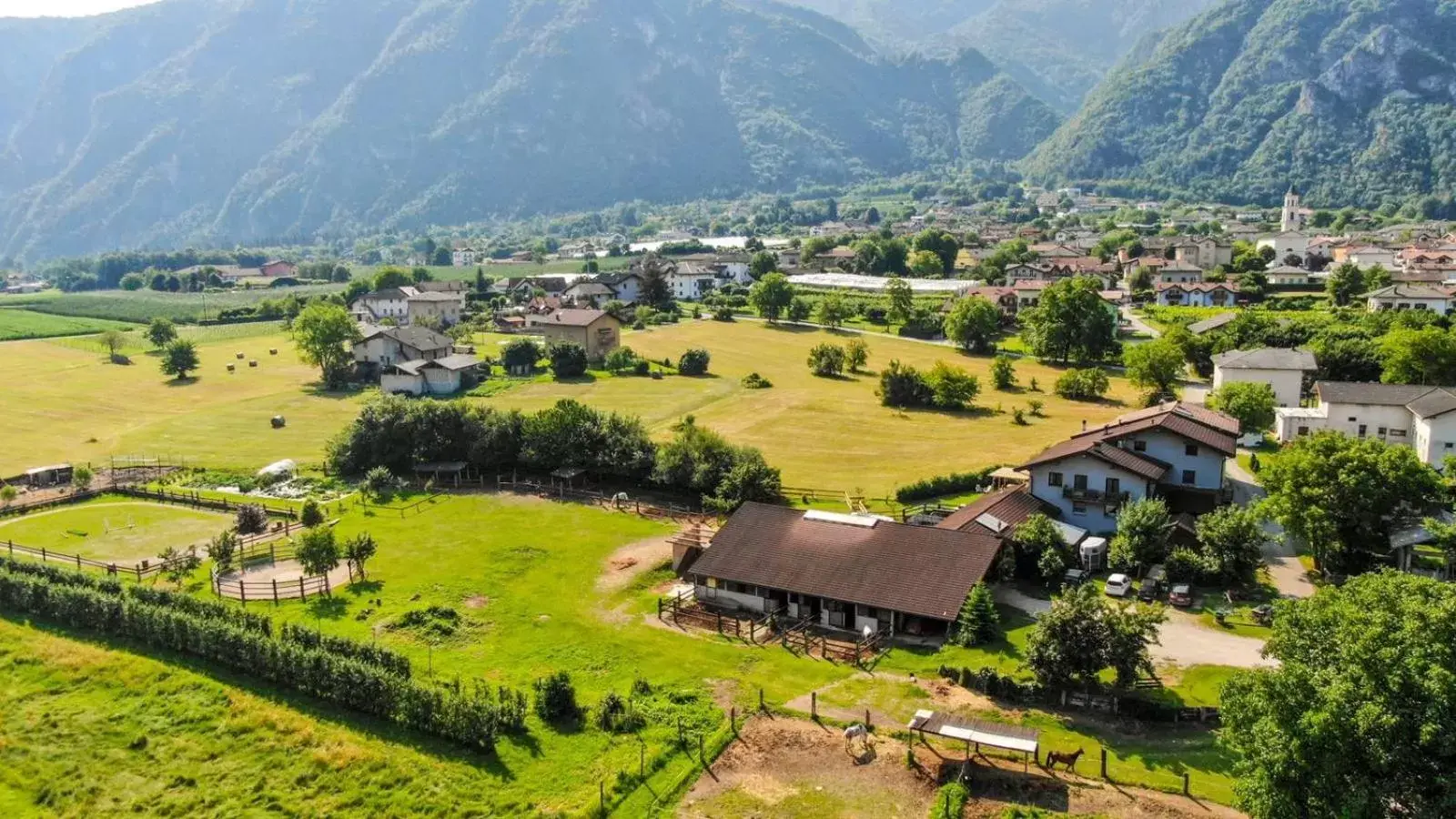 Neighbourhood, Bird's-eye View in Agritur Airone Bed & Camping