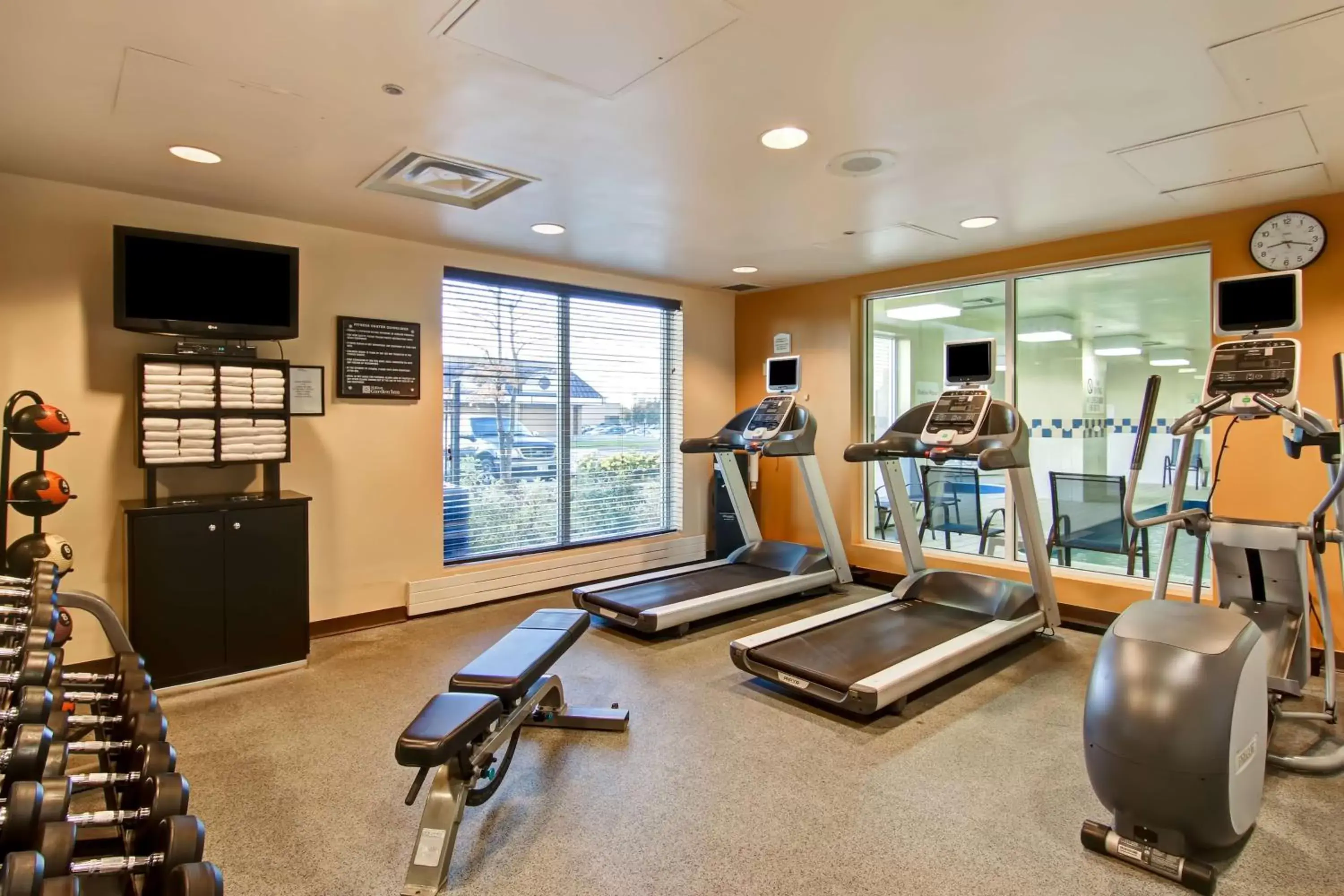 Fitness centre/facilities, Fitness Center/Facilities in Hilton Garden Inn Toronto/Mississauga