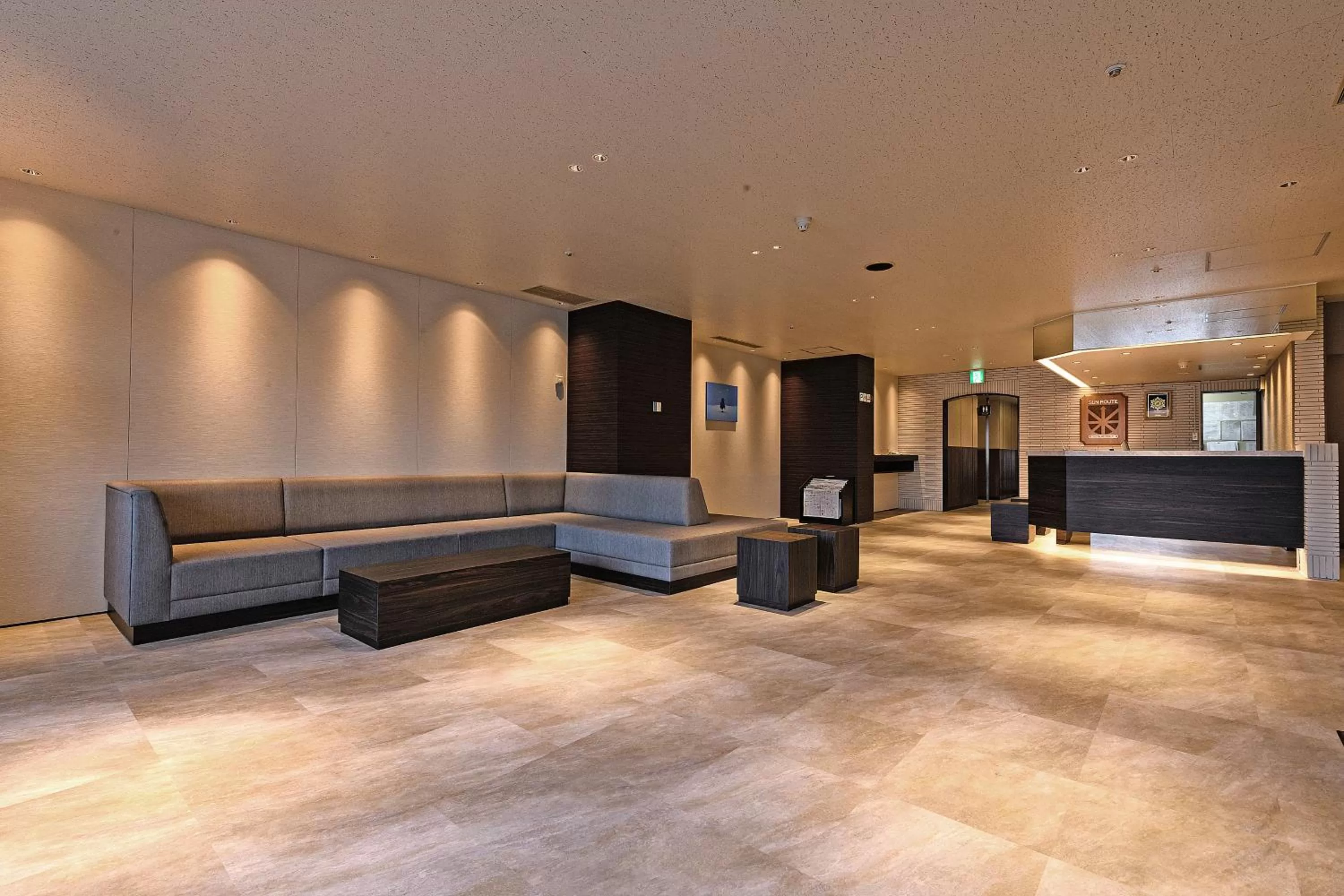 Lobby or reception in Hotel Sunroute Sapporo