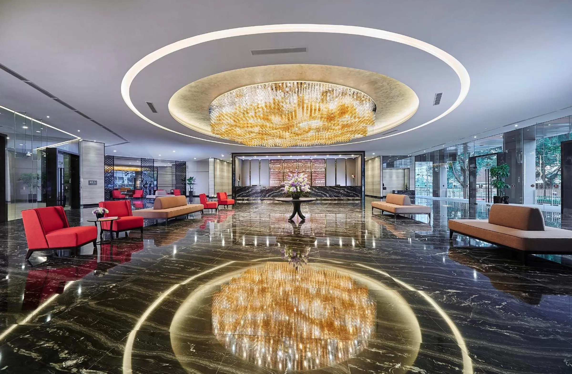 Lobby or reception in Hotel Boss