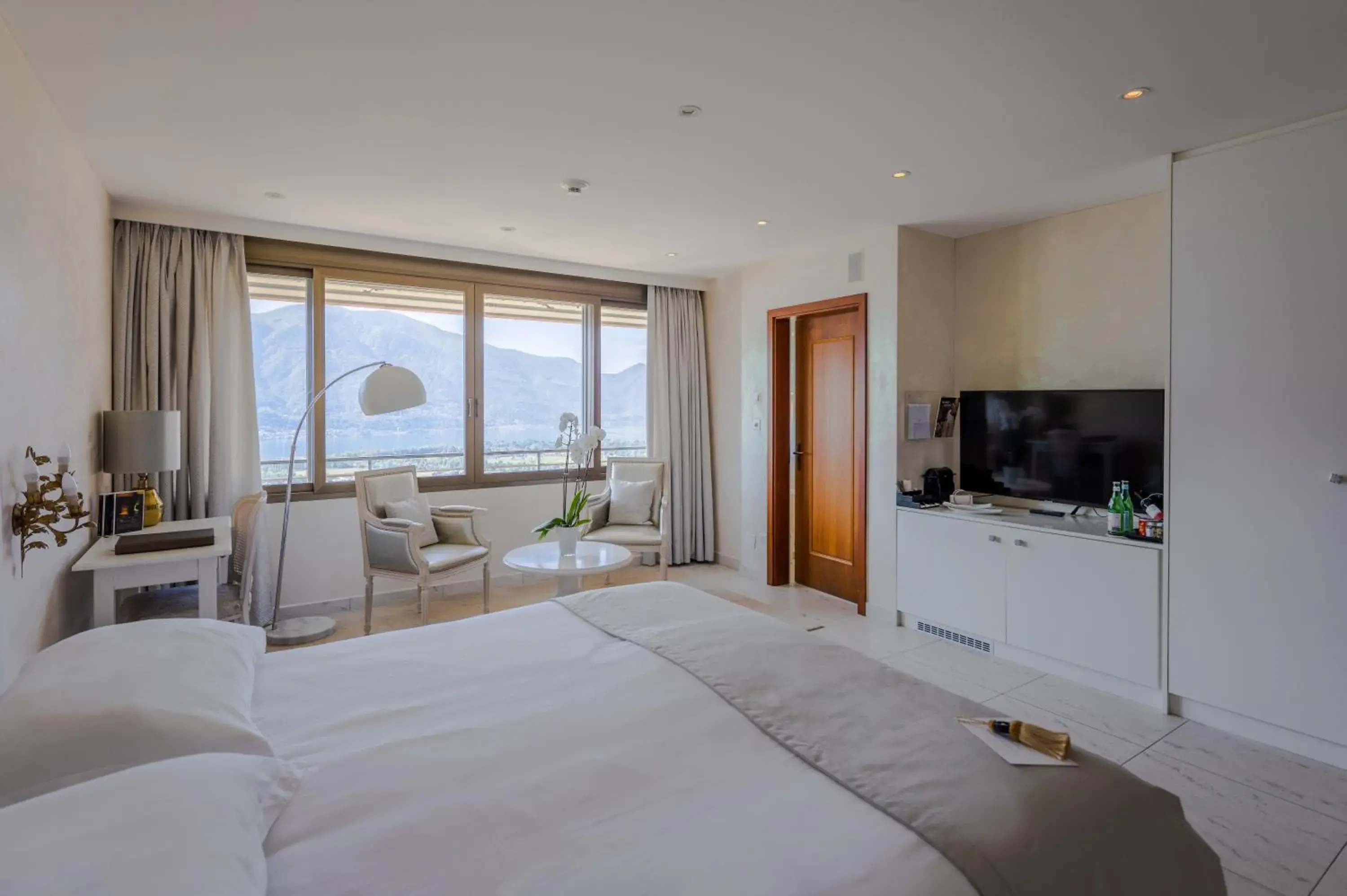 Bedroom in Villa Orselina - Small Luxury Hotel