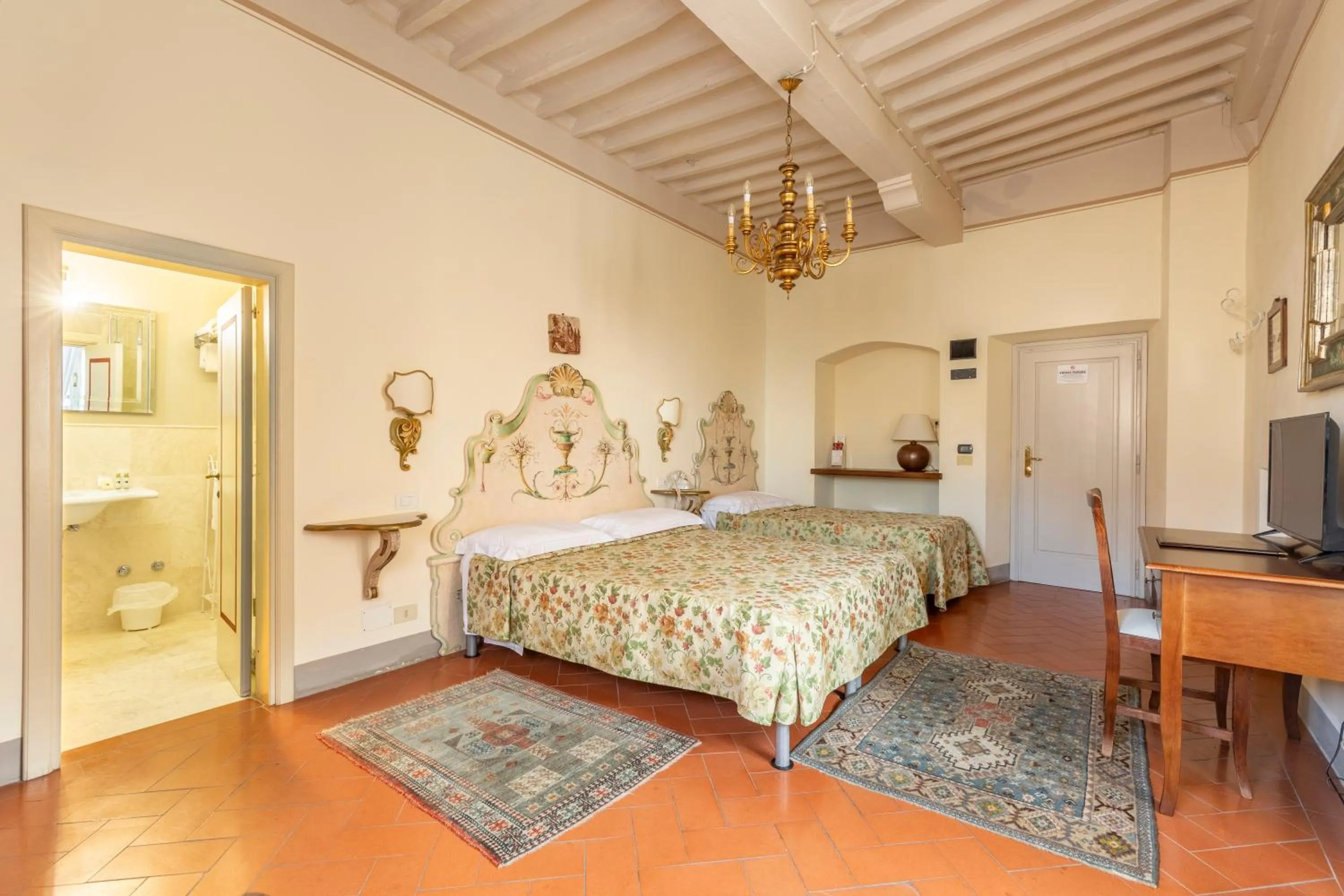 Bedroom, Bed in Hotel San Michele