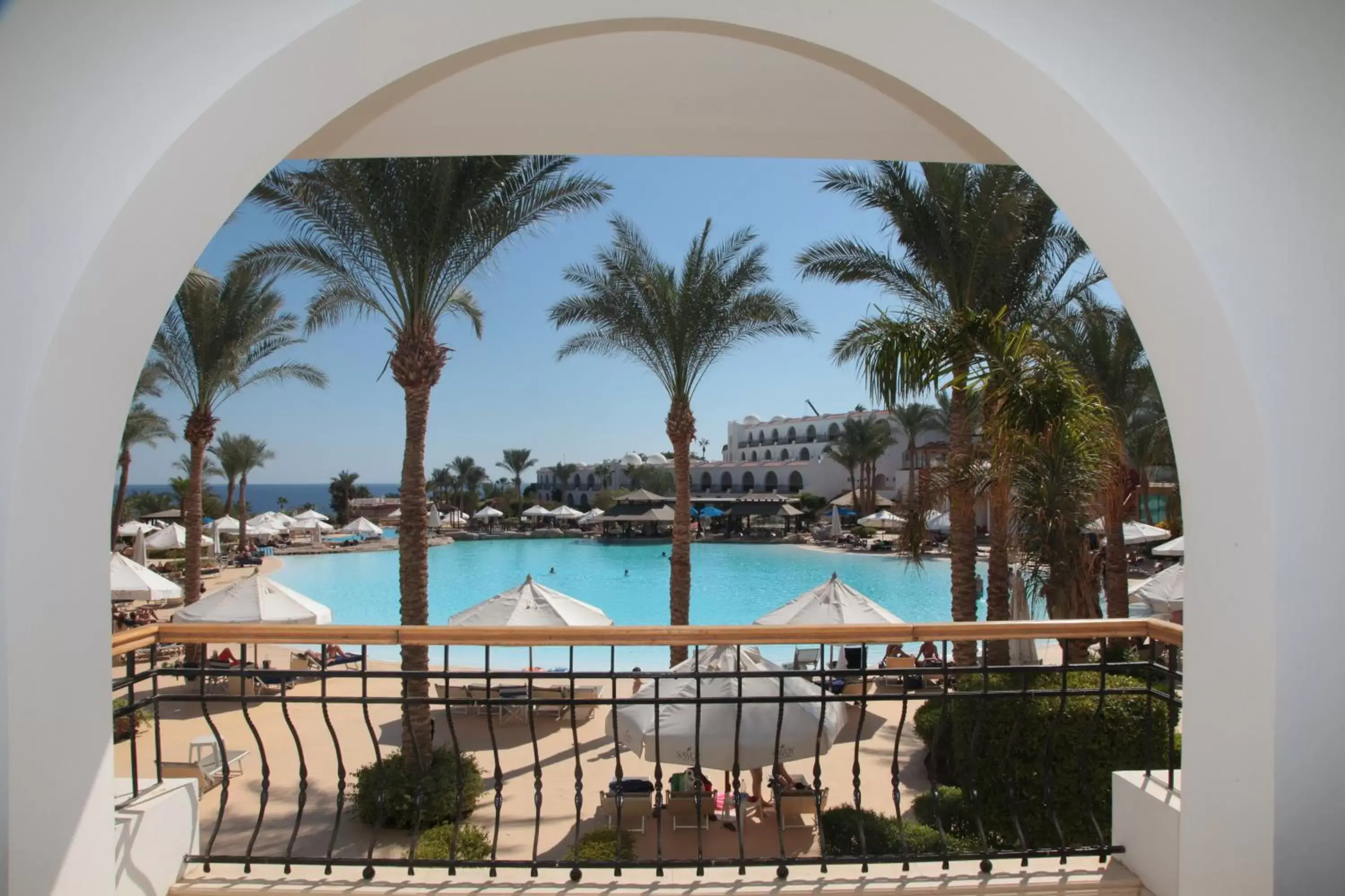 Balcony/Terrace, Pool View in Savoy Sharm El Sheikh