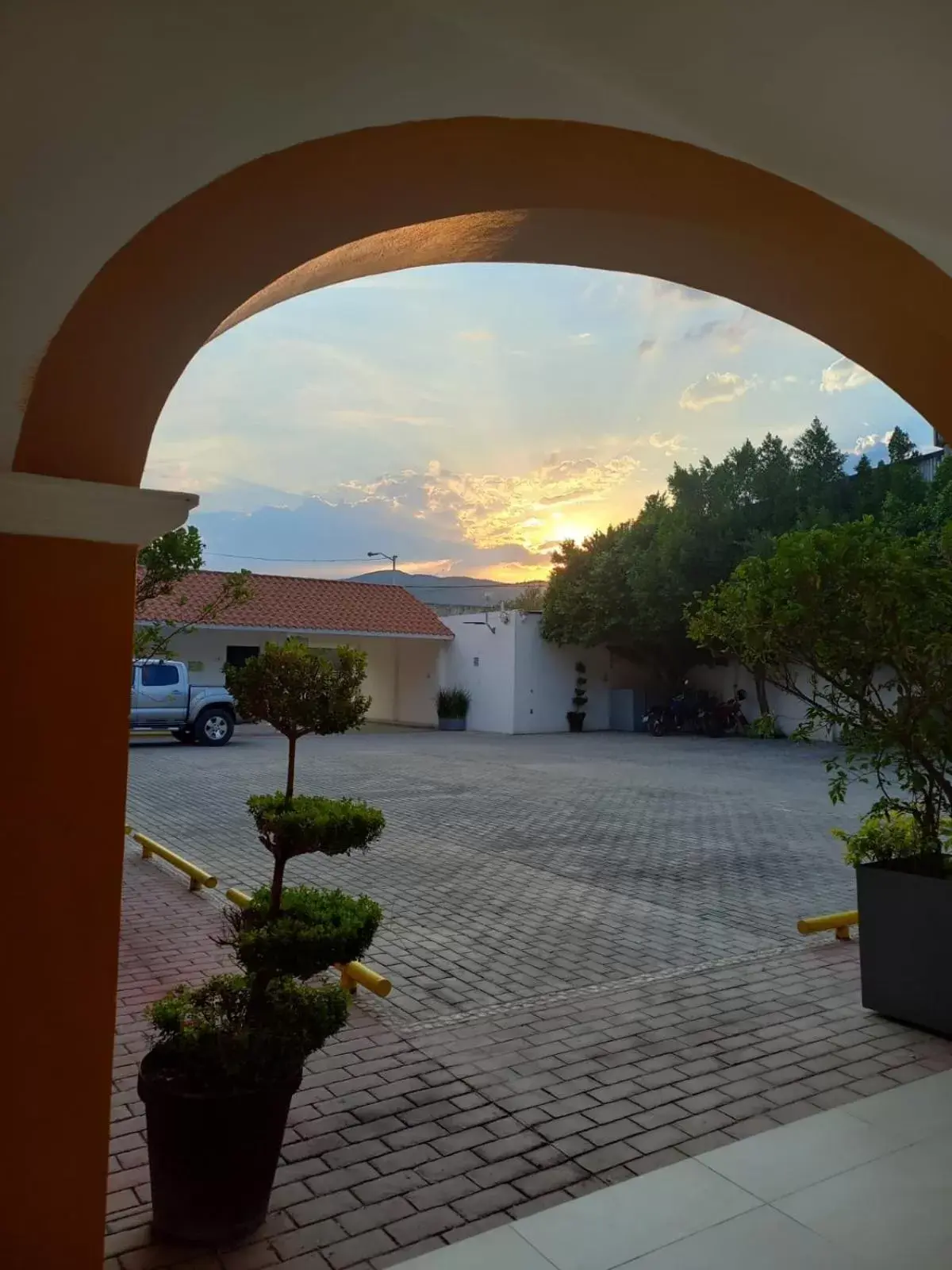 Sunset in Casa Blanca Hotel