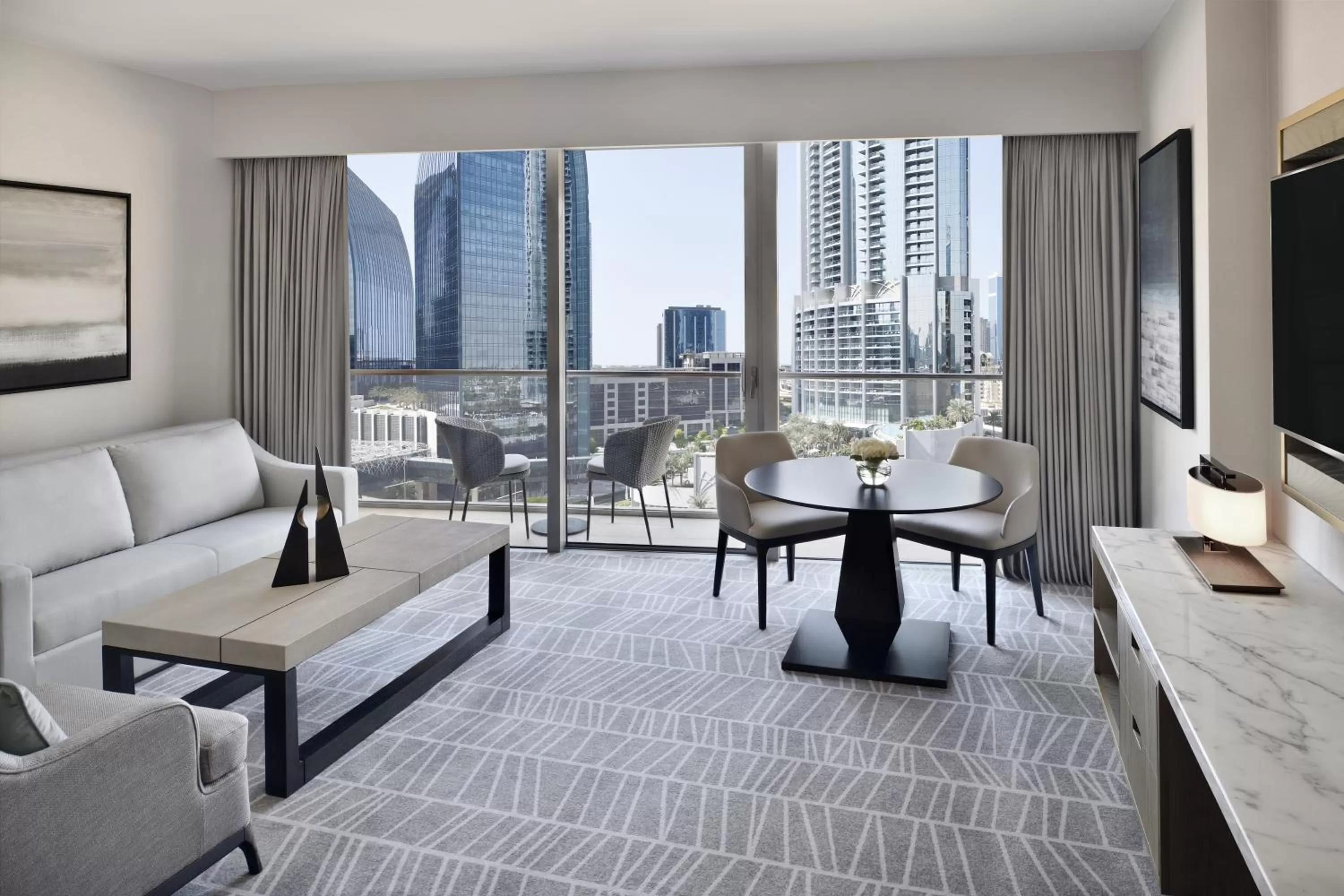 Living room in Kempinski Central Avenue Dubai