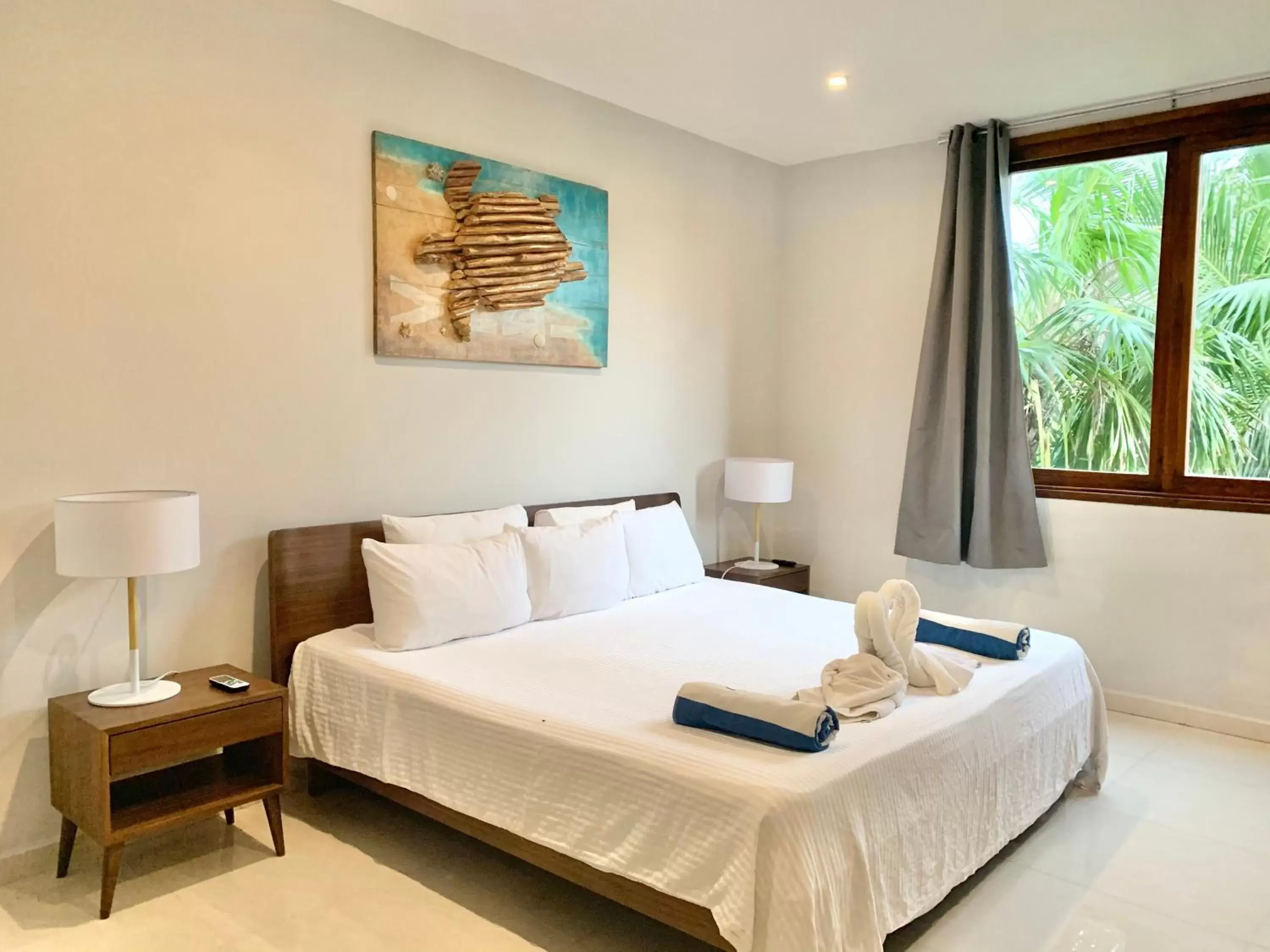 Bedroom, Bed in Playa Canek Beachfront Eco Hotel