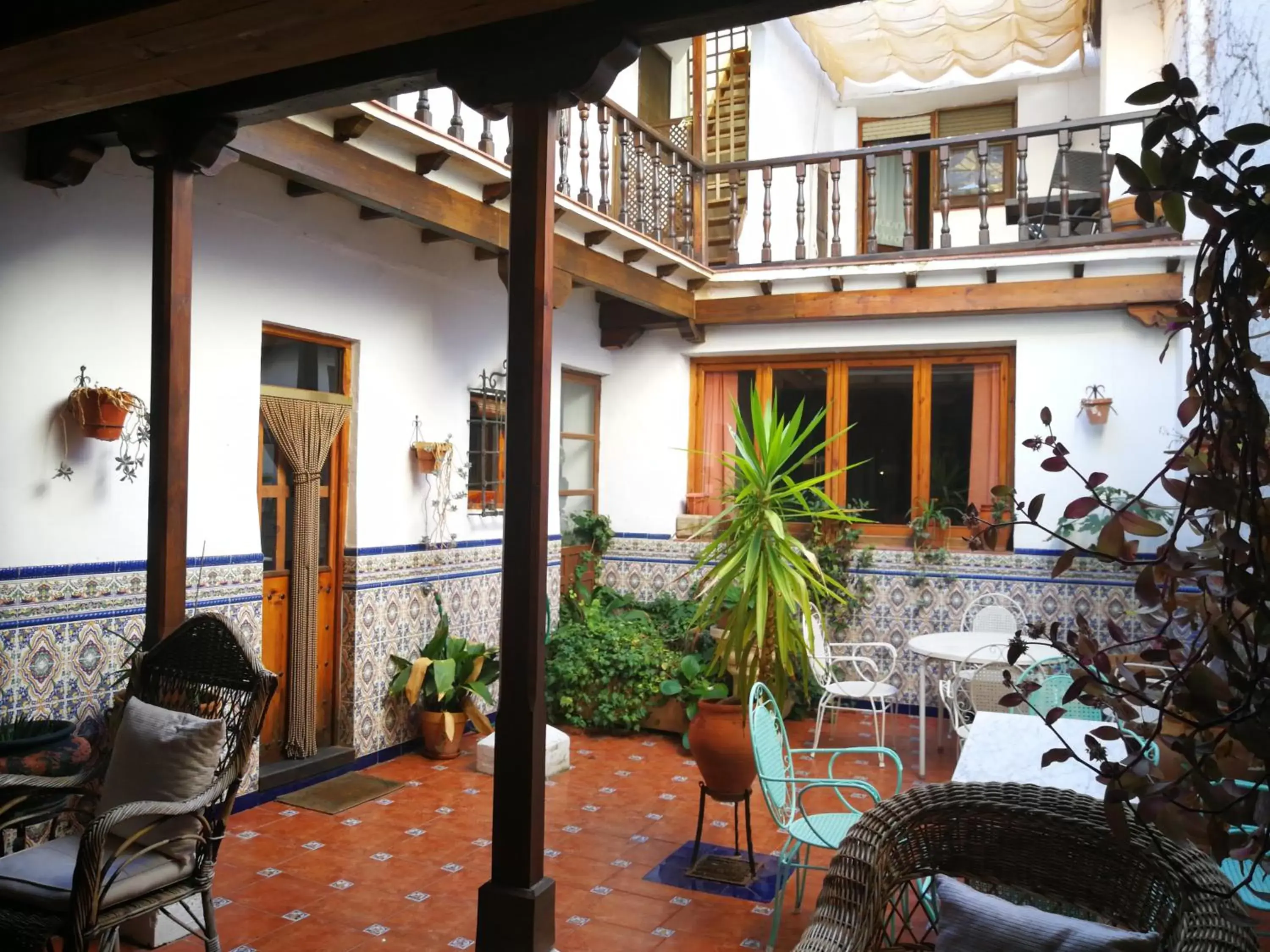 Patio in La Casona del Abuelo Parra