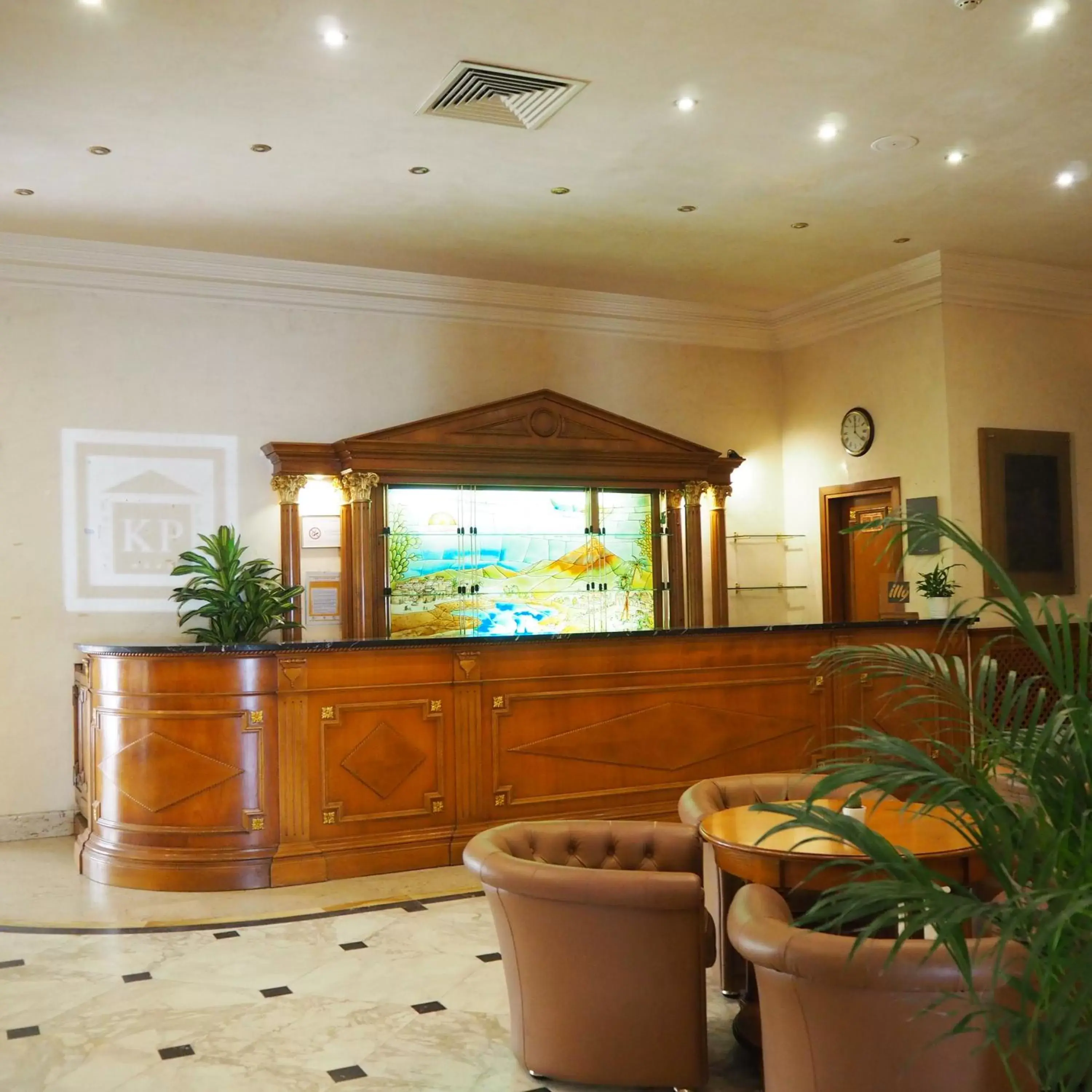 Lounge or bar, Lobby/Reception in Katane Palace Hotel