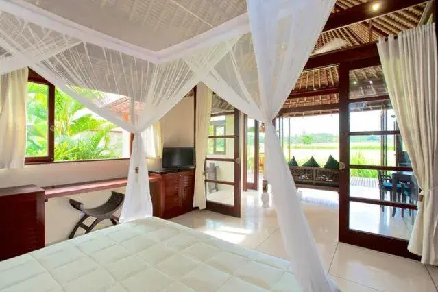 Balcony/Terrace, Bed in Bali Harmony Villa