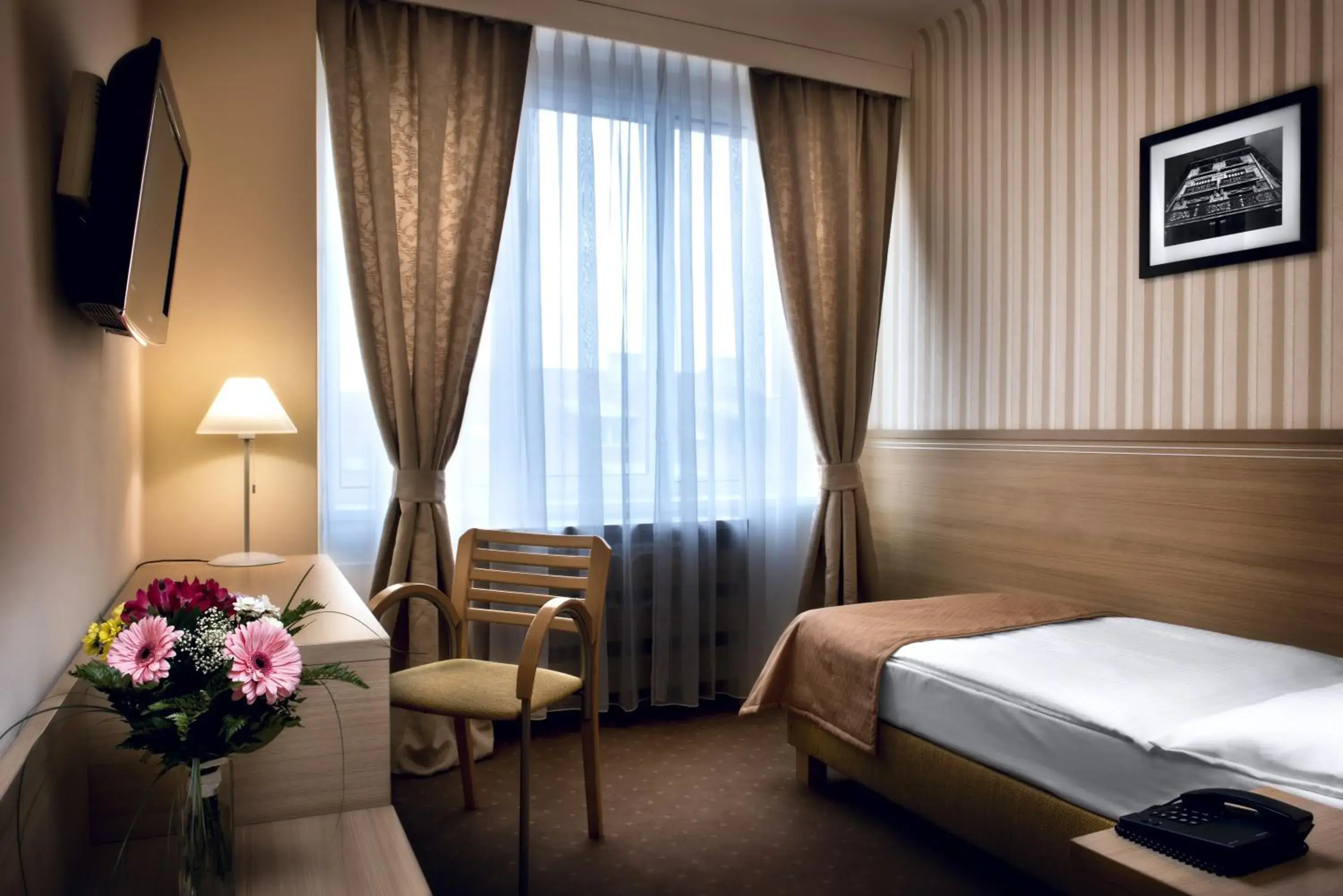 Bed in Hotel Tatra