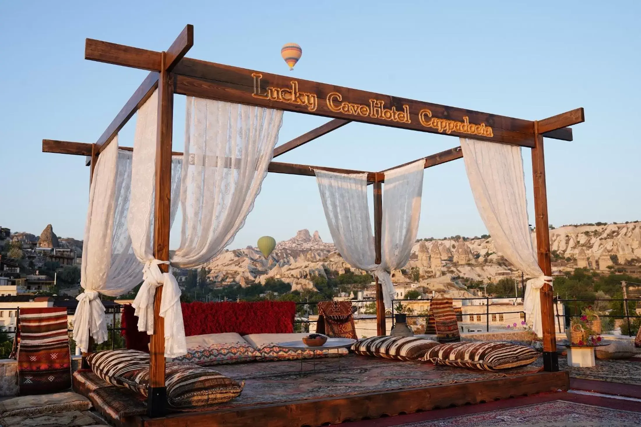 Patio in Lucky Cave Hotel Cappadocia