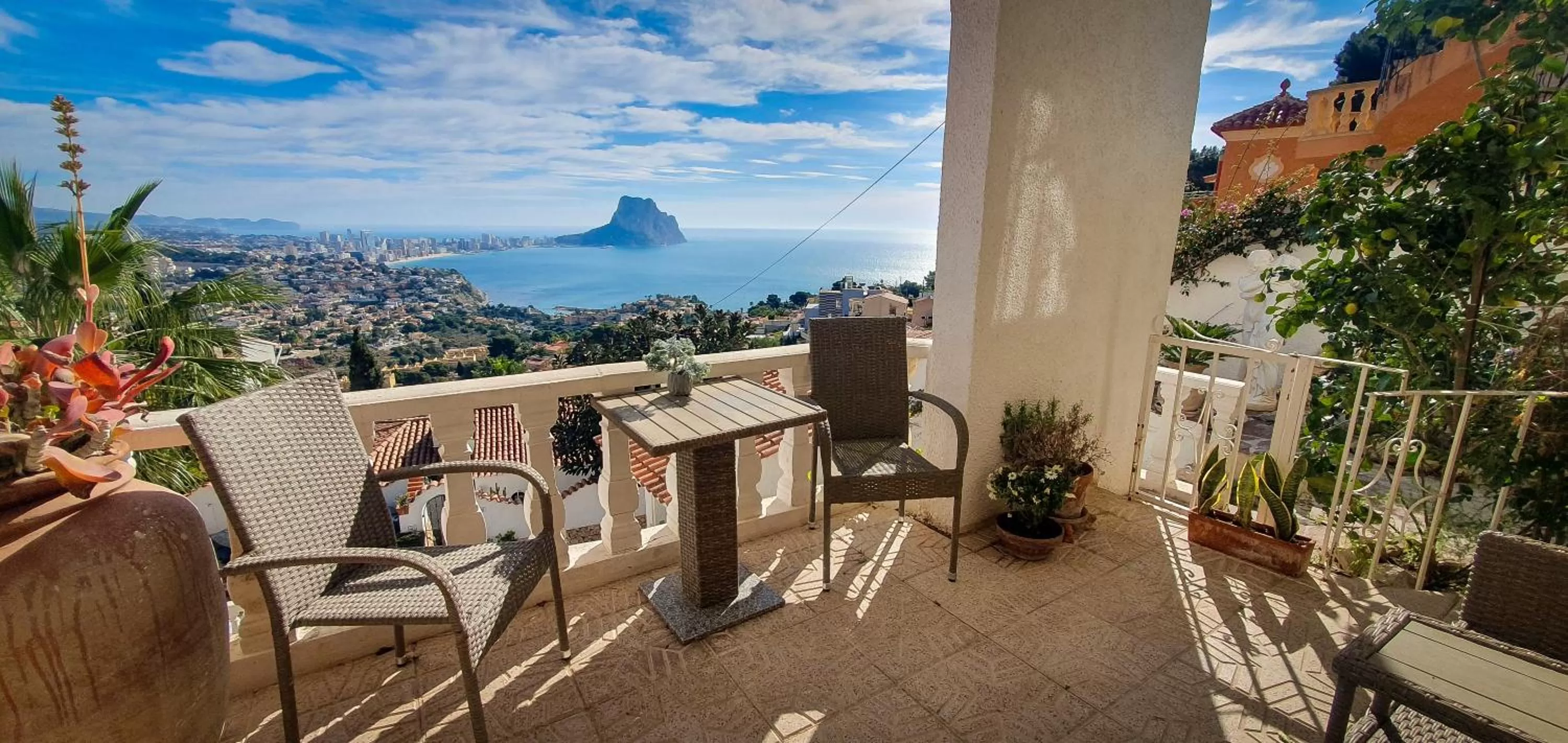 Balcony/Terrace in Villa Vista Calpe