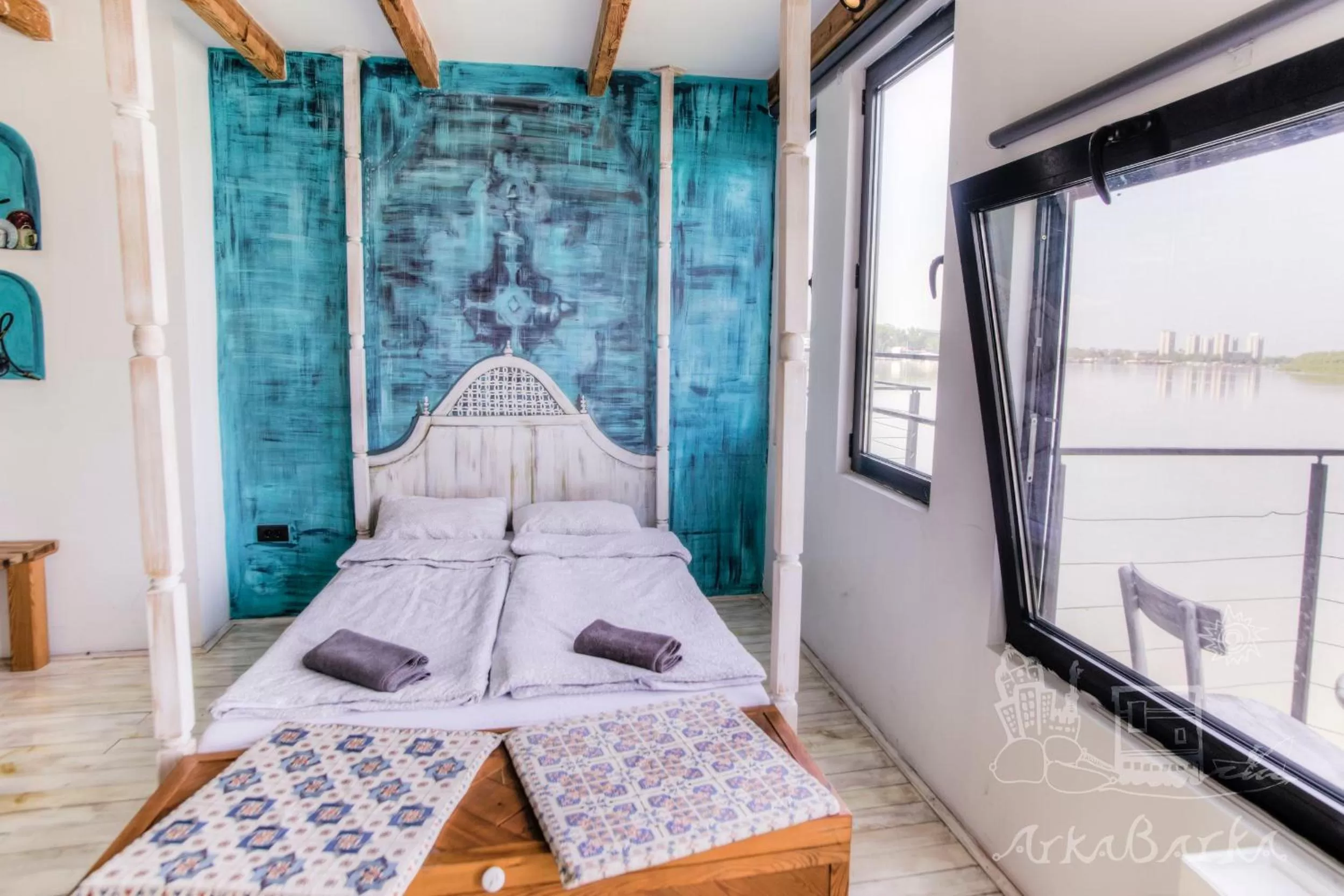 Spring, Bed in ArkaBarka 2- Floating Dream Rooms and Apartments