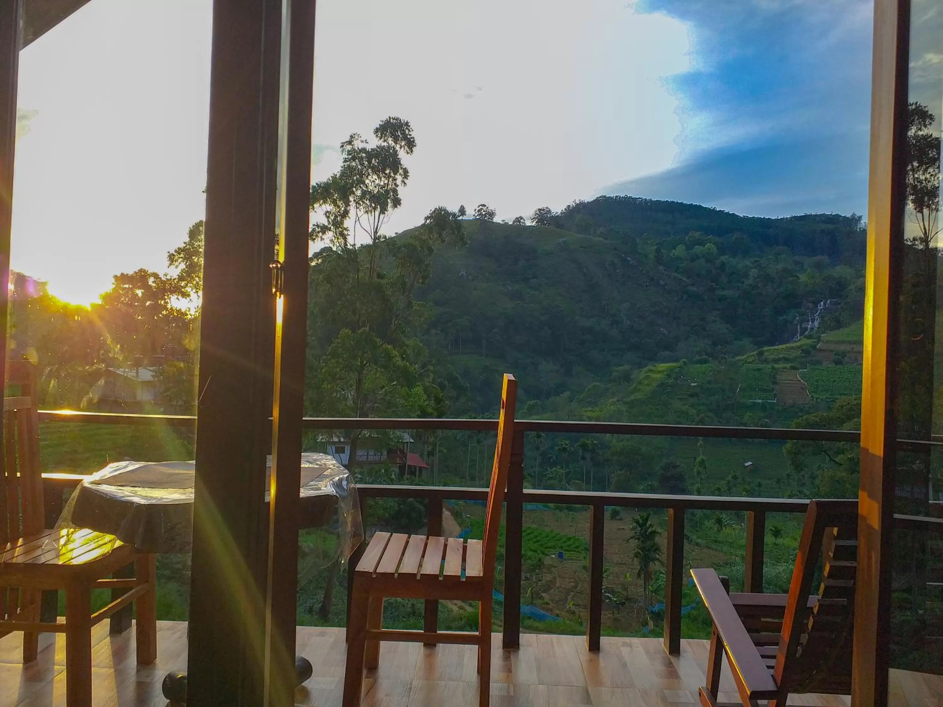 Balcony/Terrace in Ella 100 View Cottage