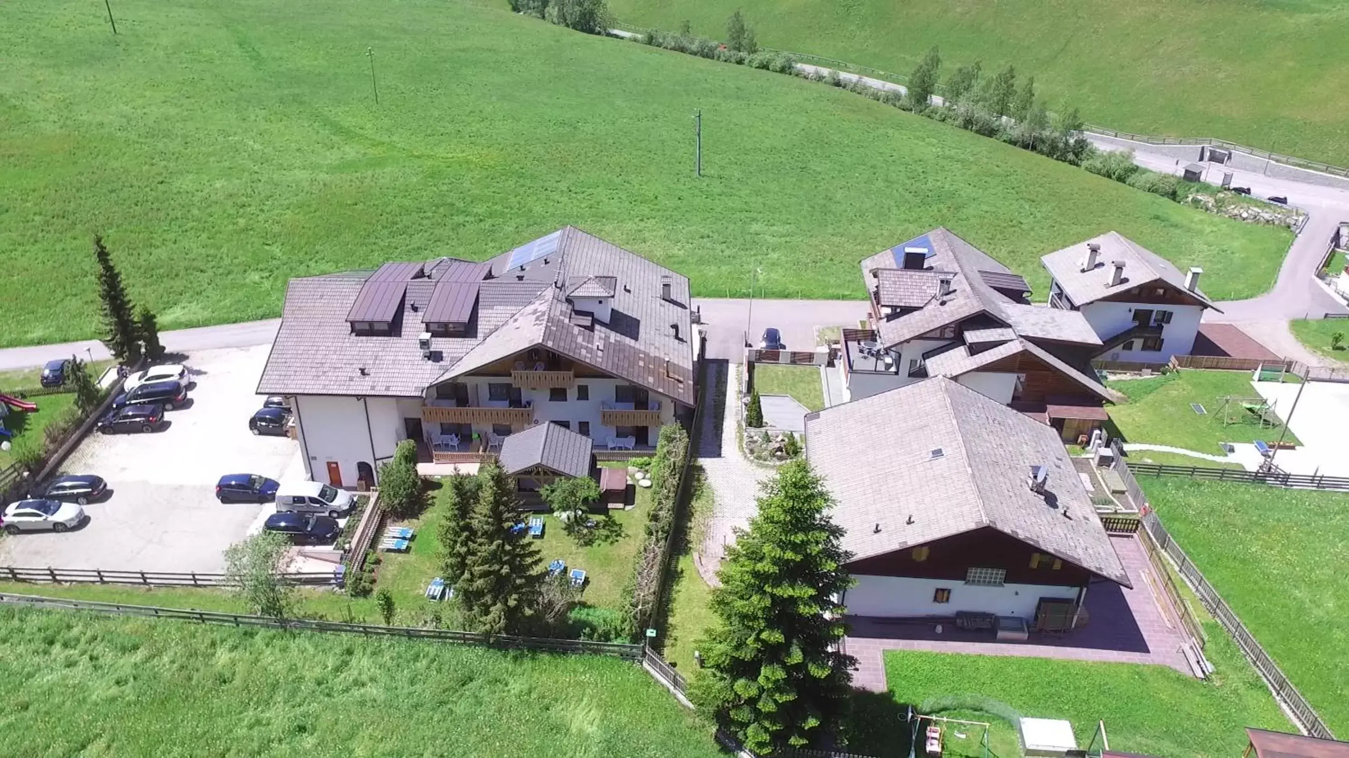 Property building, Bird's-eye View in Almhotel Bergerhof