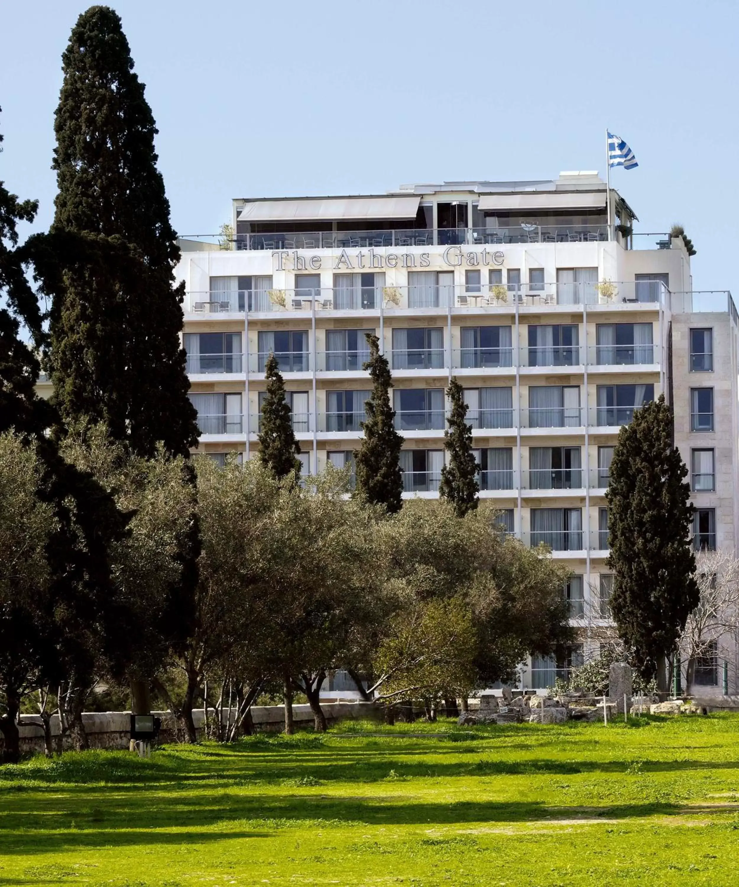Facade/entrance, Property Building in The Athens Gate Hotel